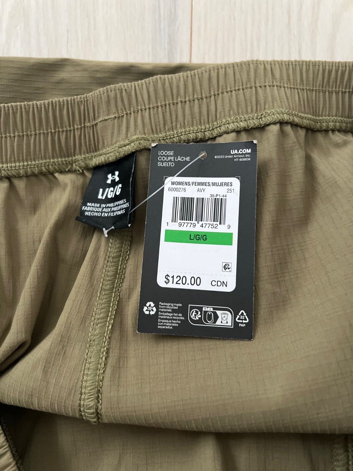 Under Armour Under Armour 6000276 Unstoppable Woven Parachute Pants L Size 34" / US 12 / IT 48 - 6 Thumbnail
