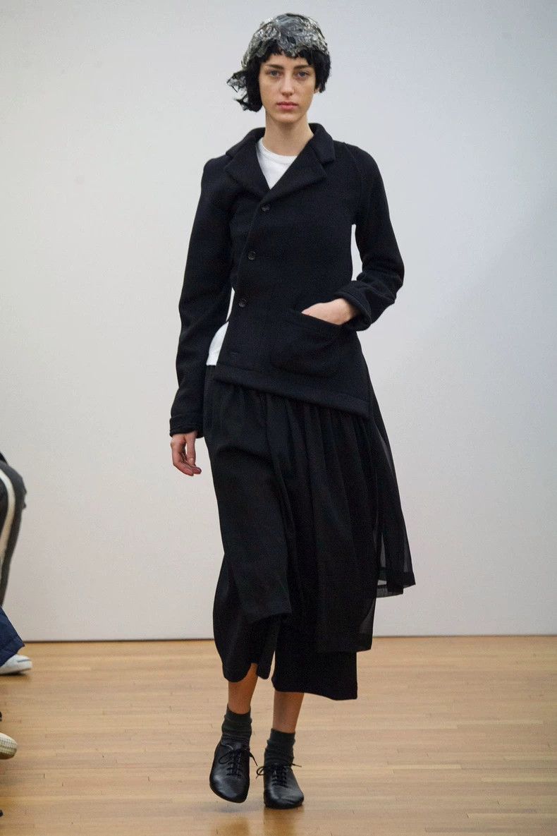 Comme des Garcons Comme des Garcons Black Velvet Twist Splicing Jacket Size S / US 4 / IT 40 - 8 Thumbnail