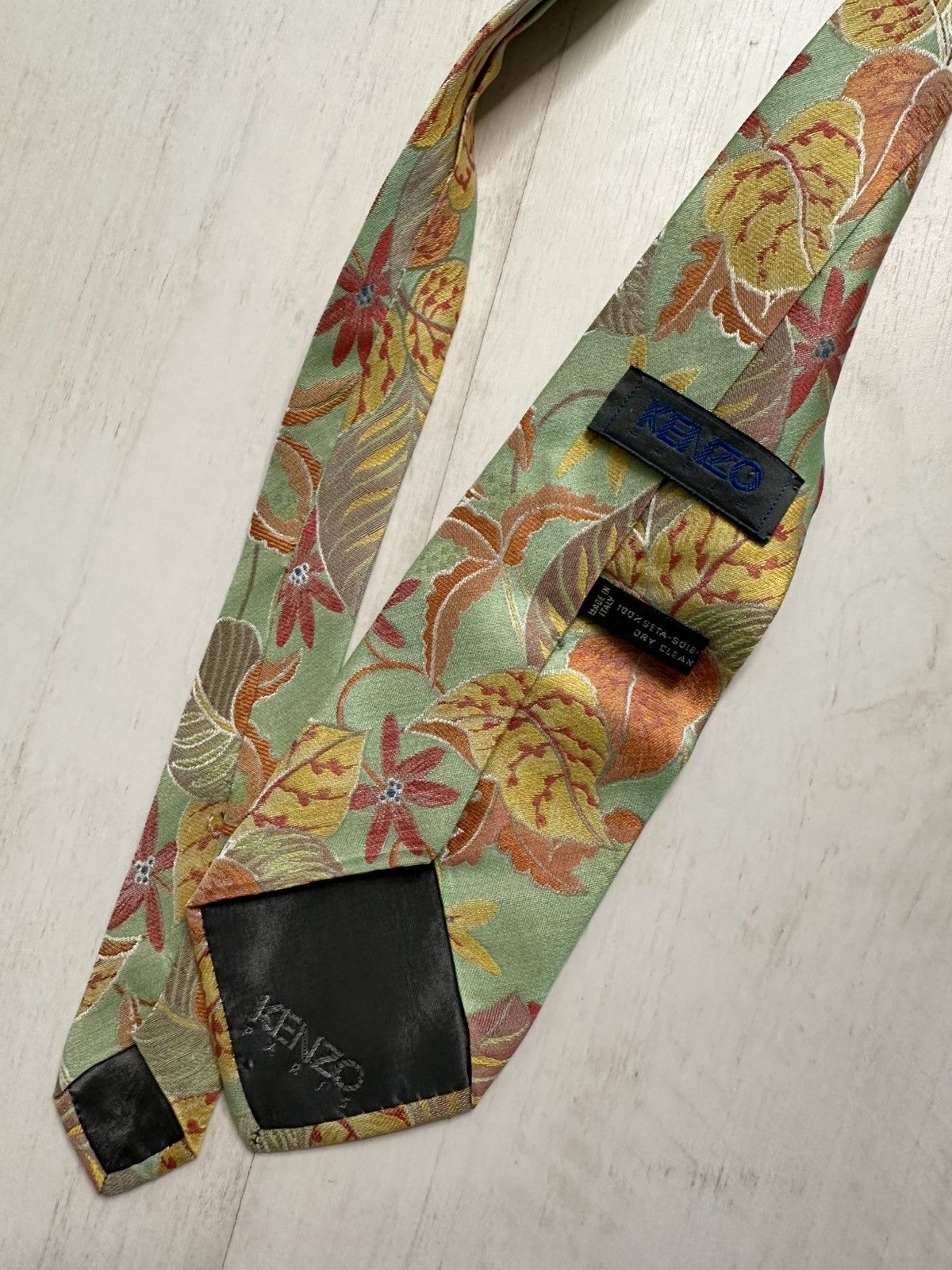 Japanese Brand × Kenzo × Vintage Kenzo vintage silk tie Size ONE SIZE - 1 Thumbnail