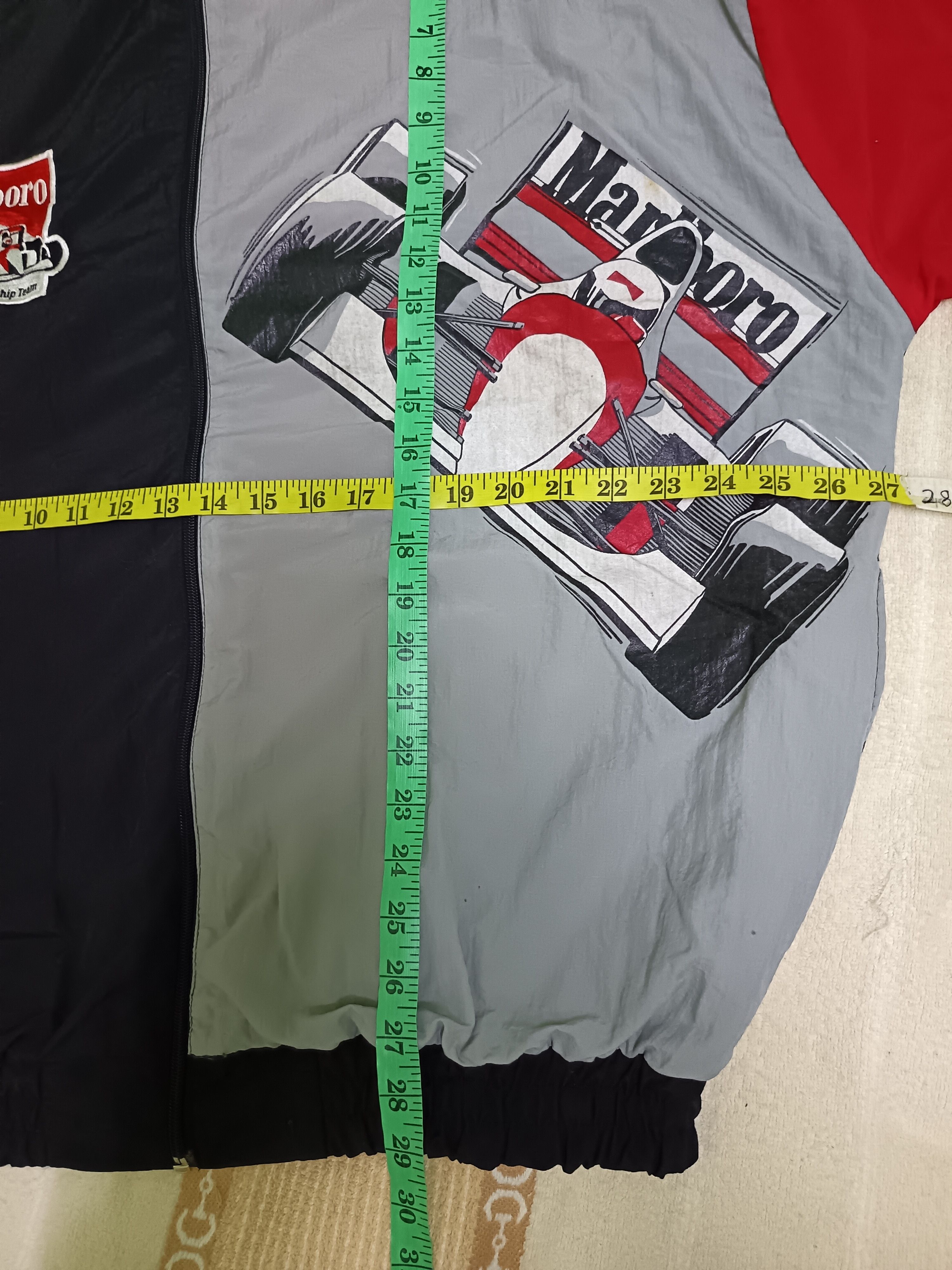 Marlboro Vintage Marlboro World Champion Team F1 Bomber Jacket Size US L / EU 52-54 / 3 - 11 Thumbnail