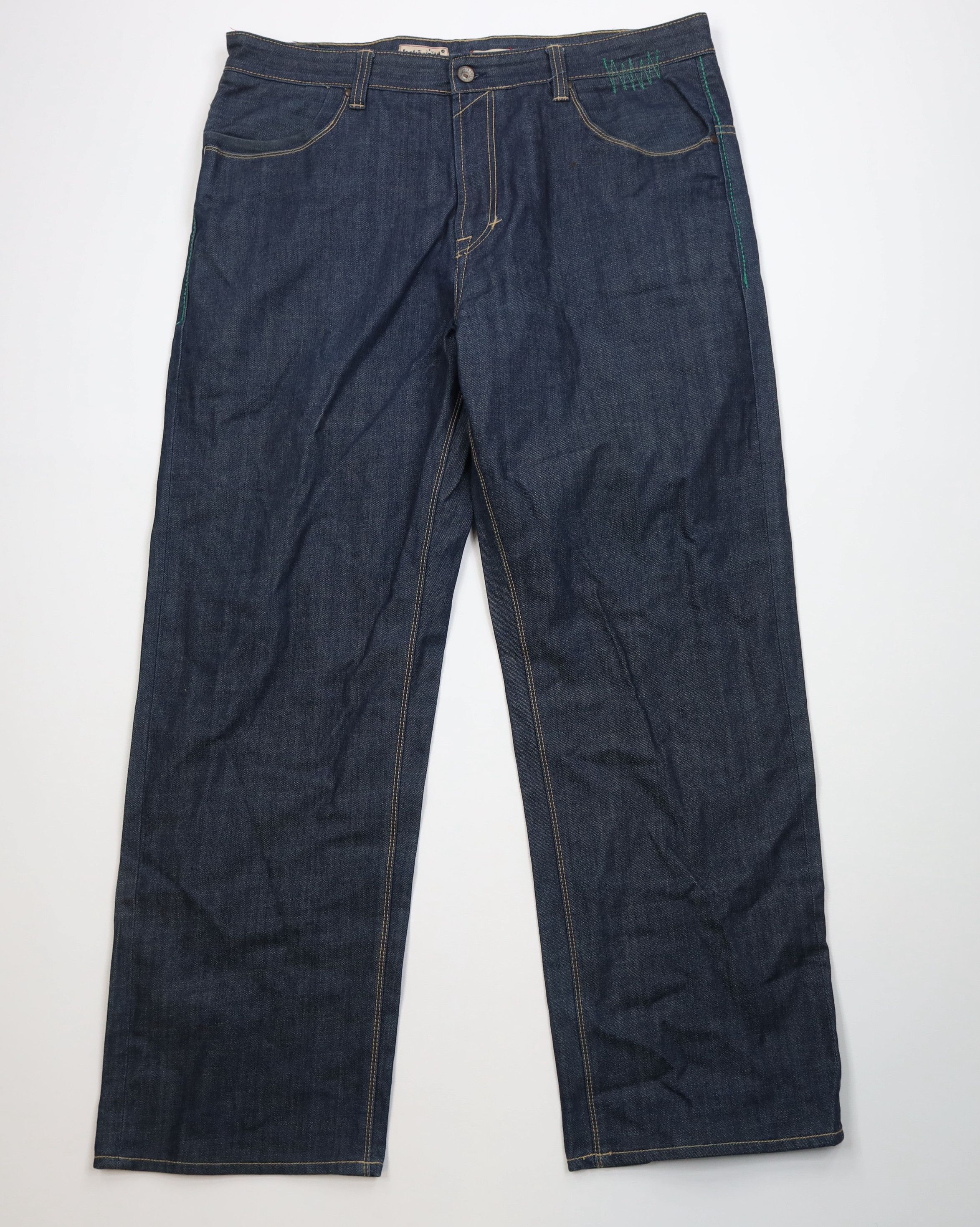 Vintage Vintage Y2K Enyce Spade Baggy Fit Wide Leg Denim Jeans Blue Size US 40 / EU 56 - 1 Thumbnail
