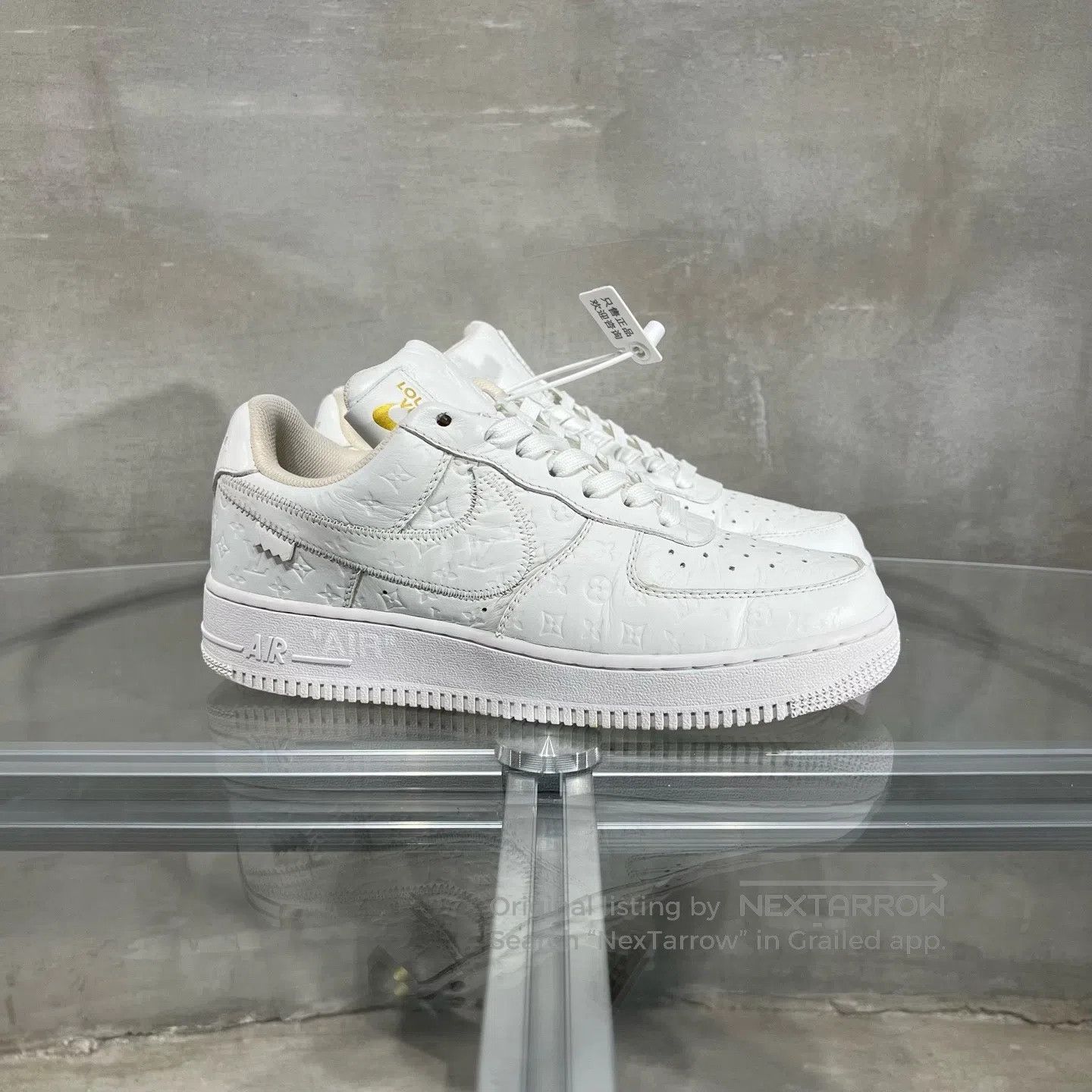 Louis Vuitton Louis Vuitton xNKIE AF1 White Shoes Size US 7.5 / EU 40-41 - 2 Thumbnail