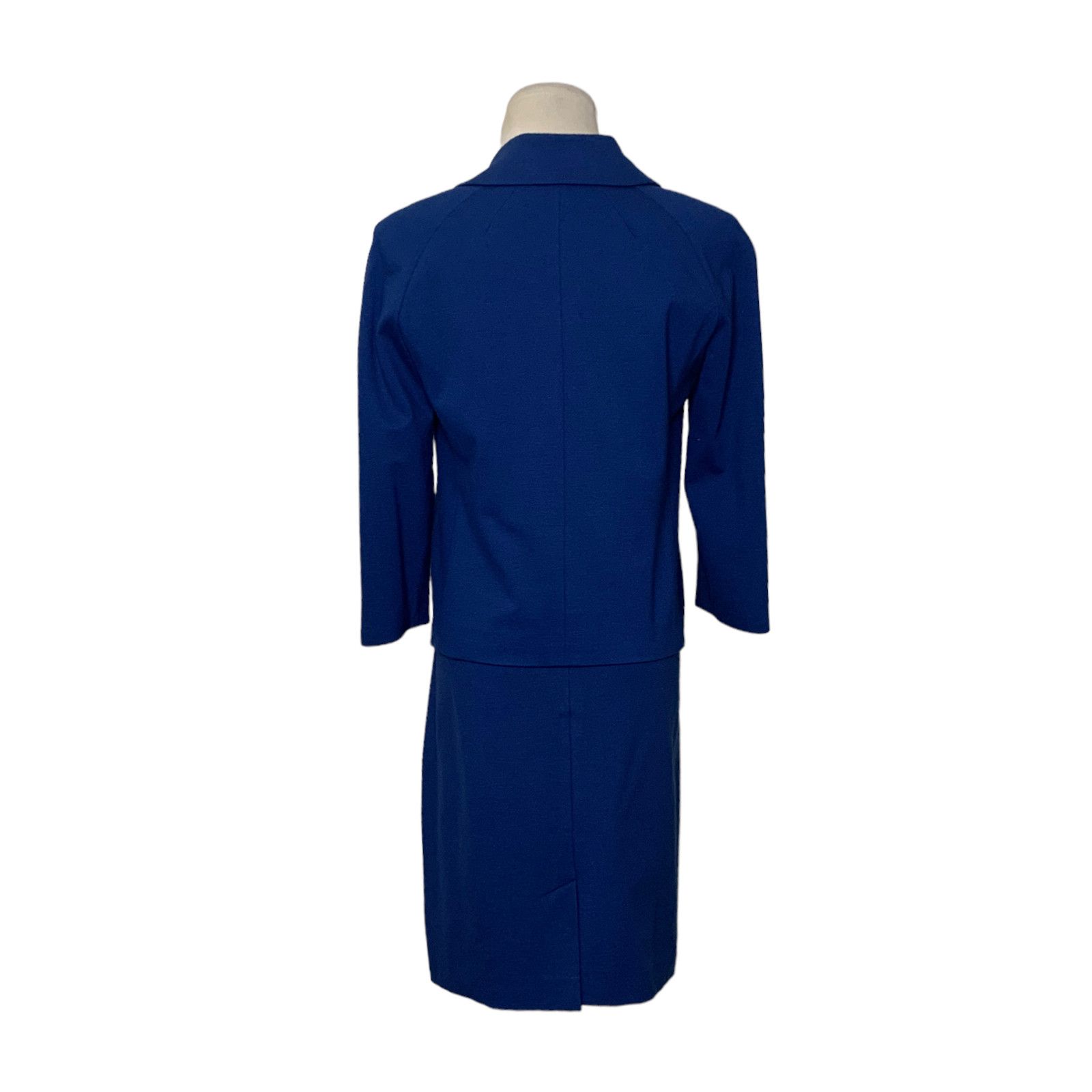 Talbots Talbots blue power suit set blazer is 4P skirt is 6P Size S / US 4 / IT 40 - 2 Thumbnail