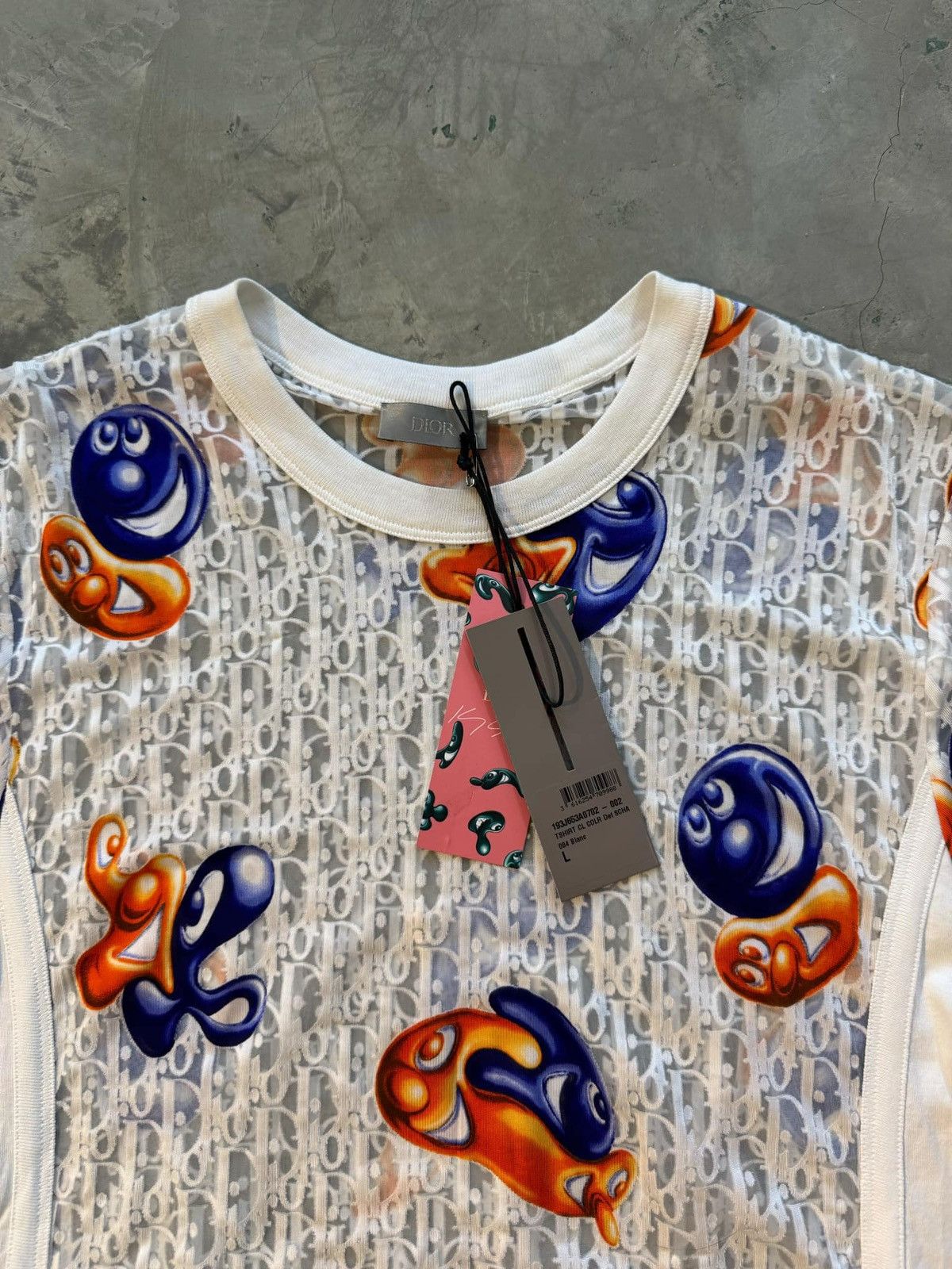 Dior Dior x Kenny Scharf See Thru Monogram tee Size US L / EU 52-54 / 3 - 2 Thumbnail