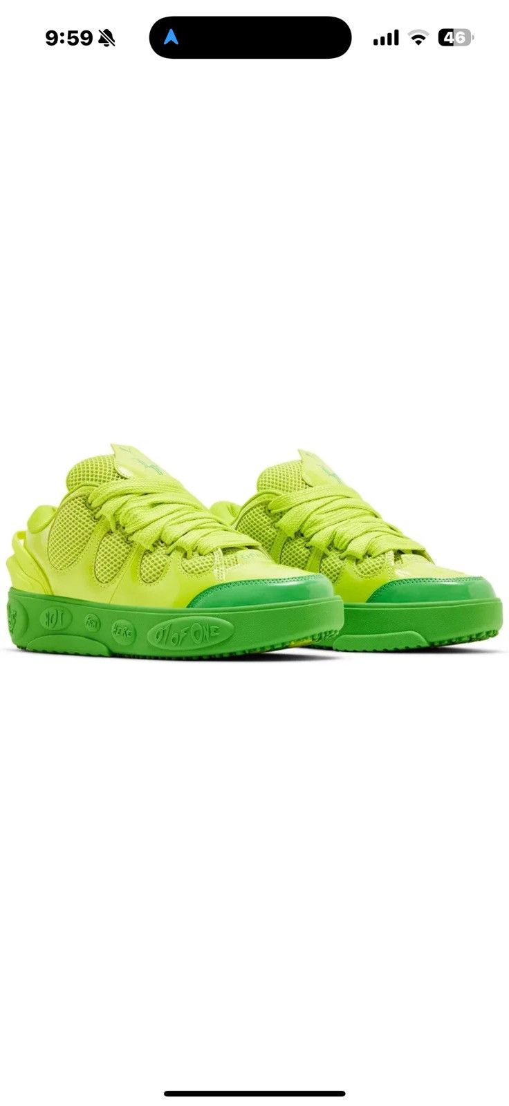 Puma PUMA Lamelo Ball LaFrance Assist Mens 9Green Lime Smash Size US 9 / EU 42 - 17 Thumbnail