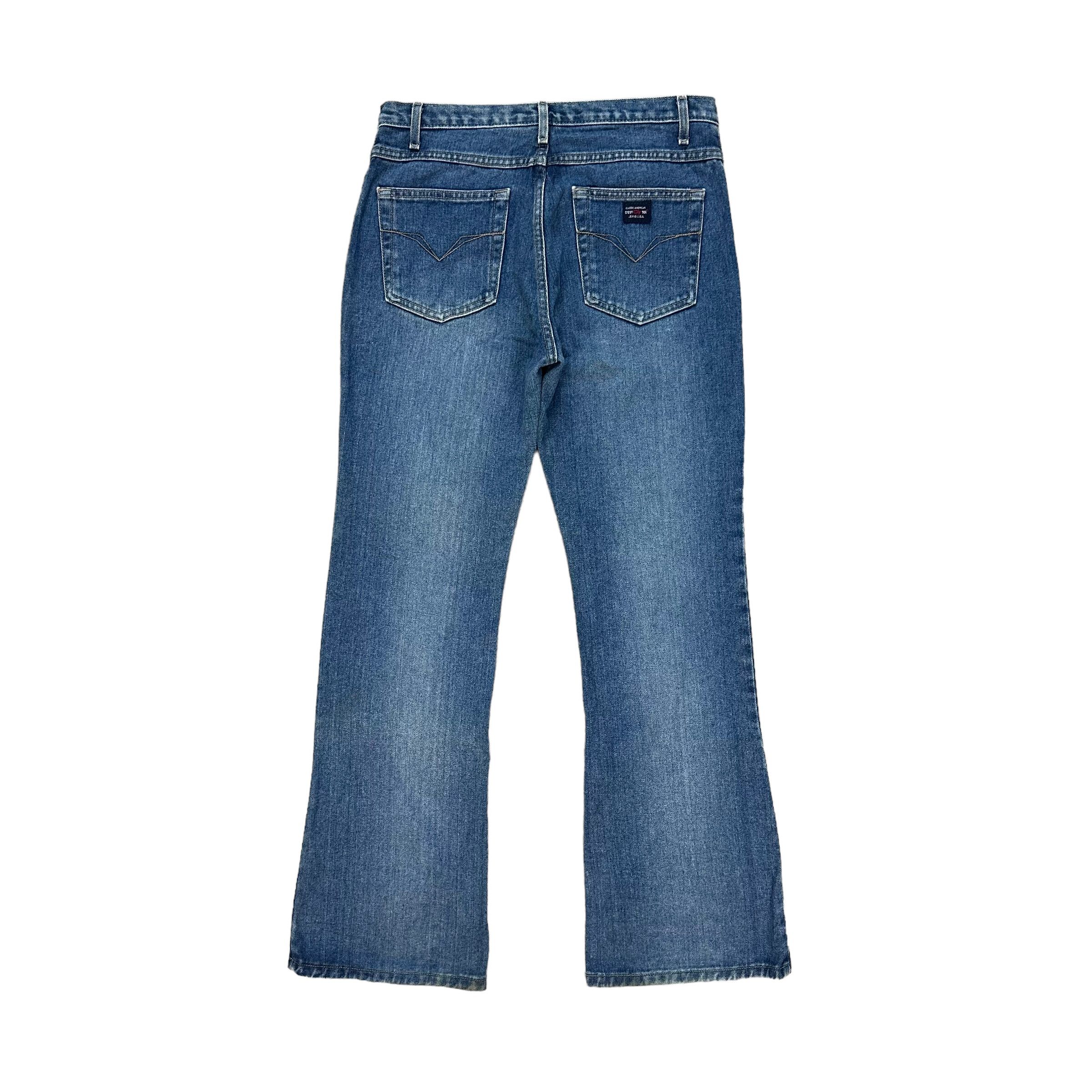 Vintage C'EST TOI JEANS USA BEADED JEANS STRAIGHT CUT #8859-032 Size 32" / US 10 / IT 46 - 10 Thumbnail