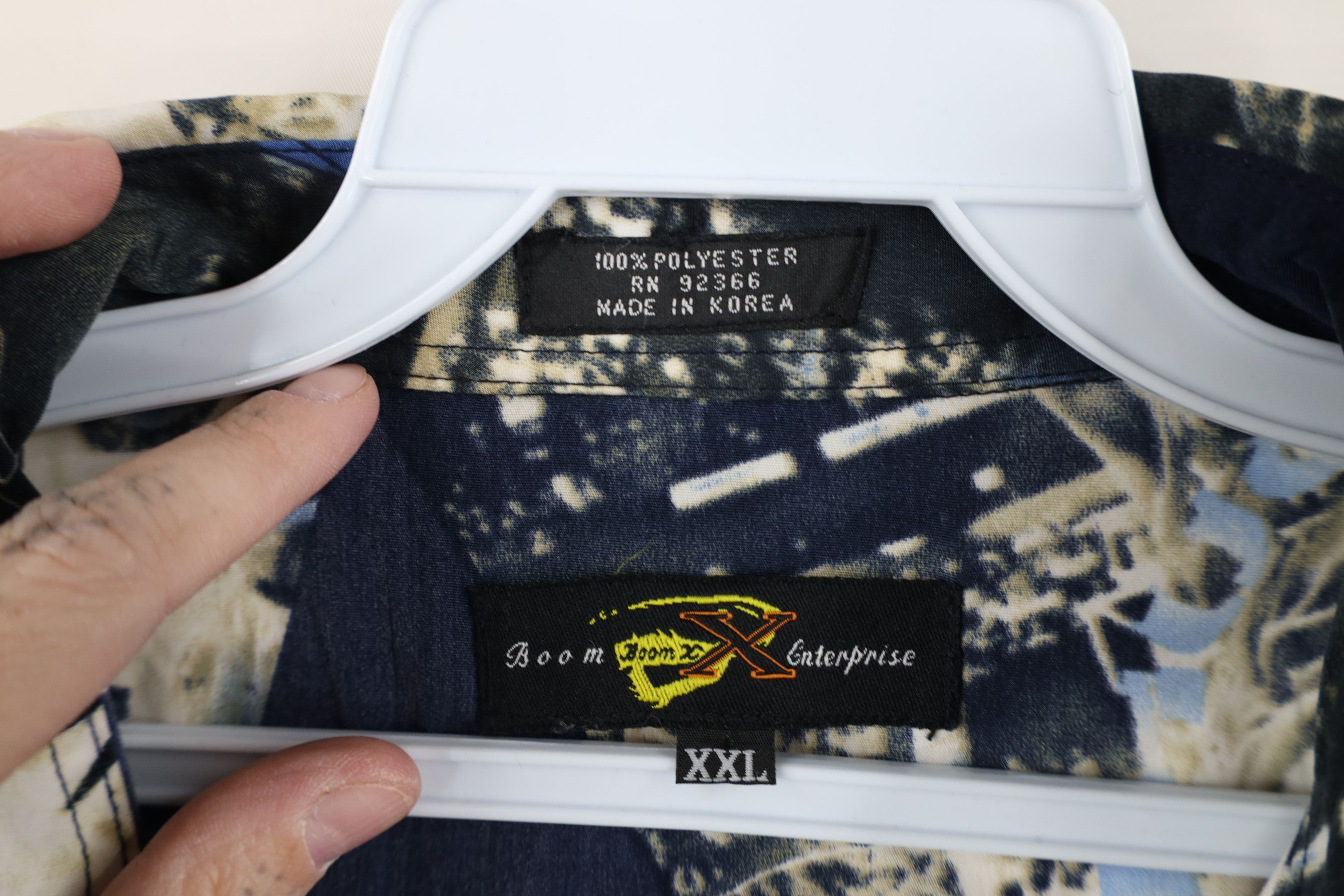 Vintage Vintage 90s Y2K Streetwear All Over Print Button Shirt Size US XXL / EU 58 / 5 - 8 Thumbnail