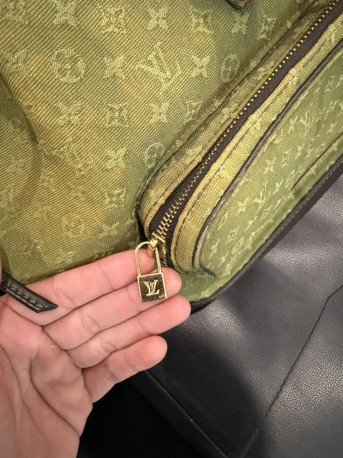 Louis Vuitton Louis Vuitton Mini Lin Monogram Montsouris Backpack Size ONE SIZE - 3 Thumbnail