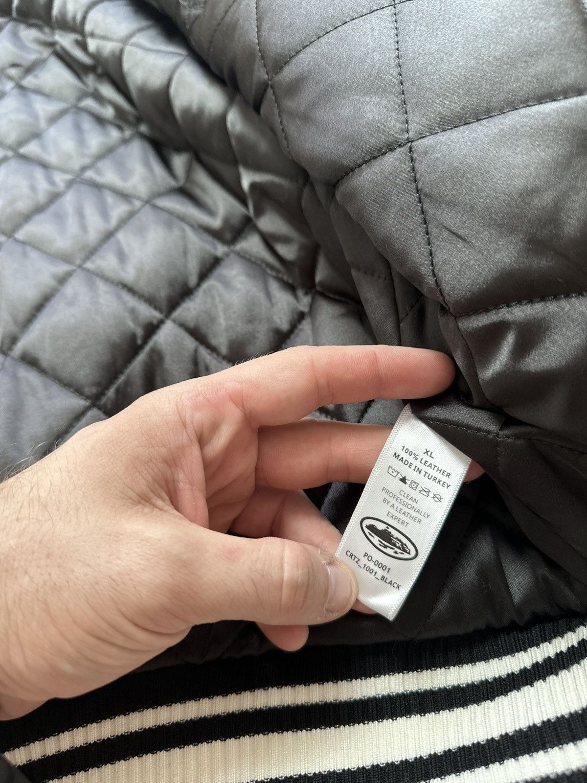 Corteiz Corteiz RTW Da Skydive Y2K Leather Casual Jacket Bomber Size US XL / EU 56 / 4 - 14 Thumbnail