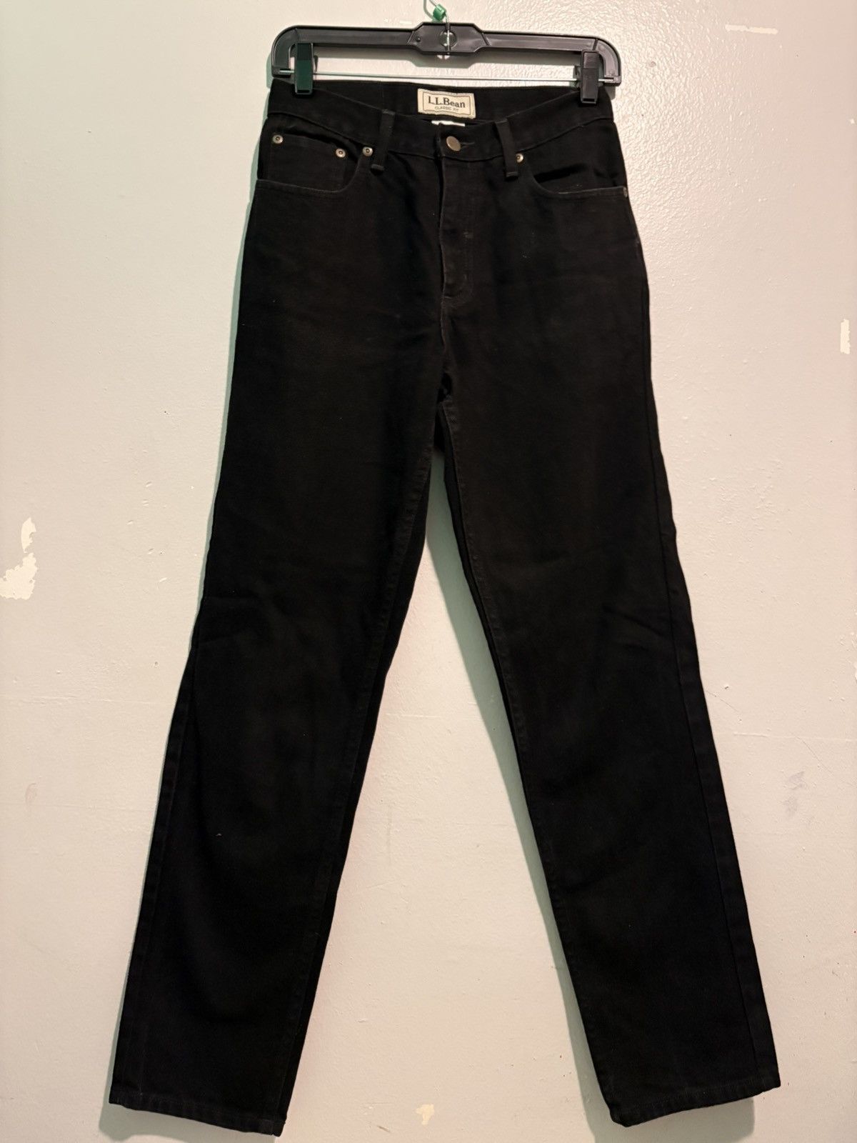 L.L. Bean Vintage L.L. Bean black jeans, size 4 regular. Size US 29 - 1 Thumbnail