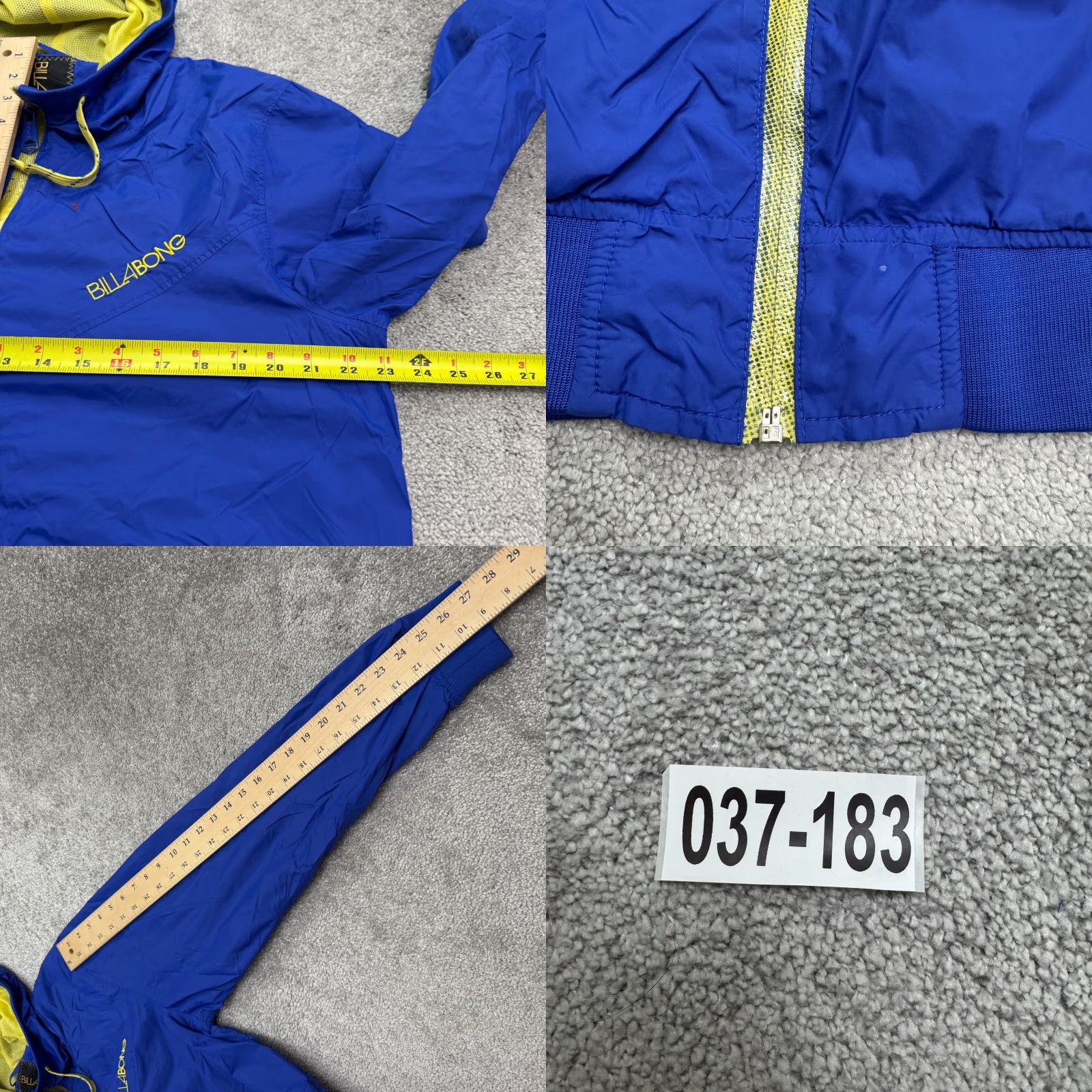 Billabong Billabong Windbreaker Hoodie Jacket Mens Large L Blue 90s Vintage Outdoor Streetwear Casual Size US L / EU 52-54 / 3 - 10 Thumbnail