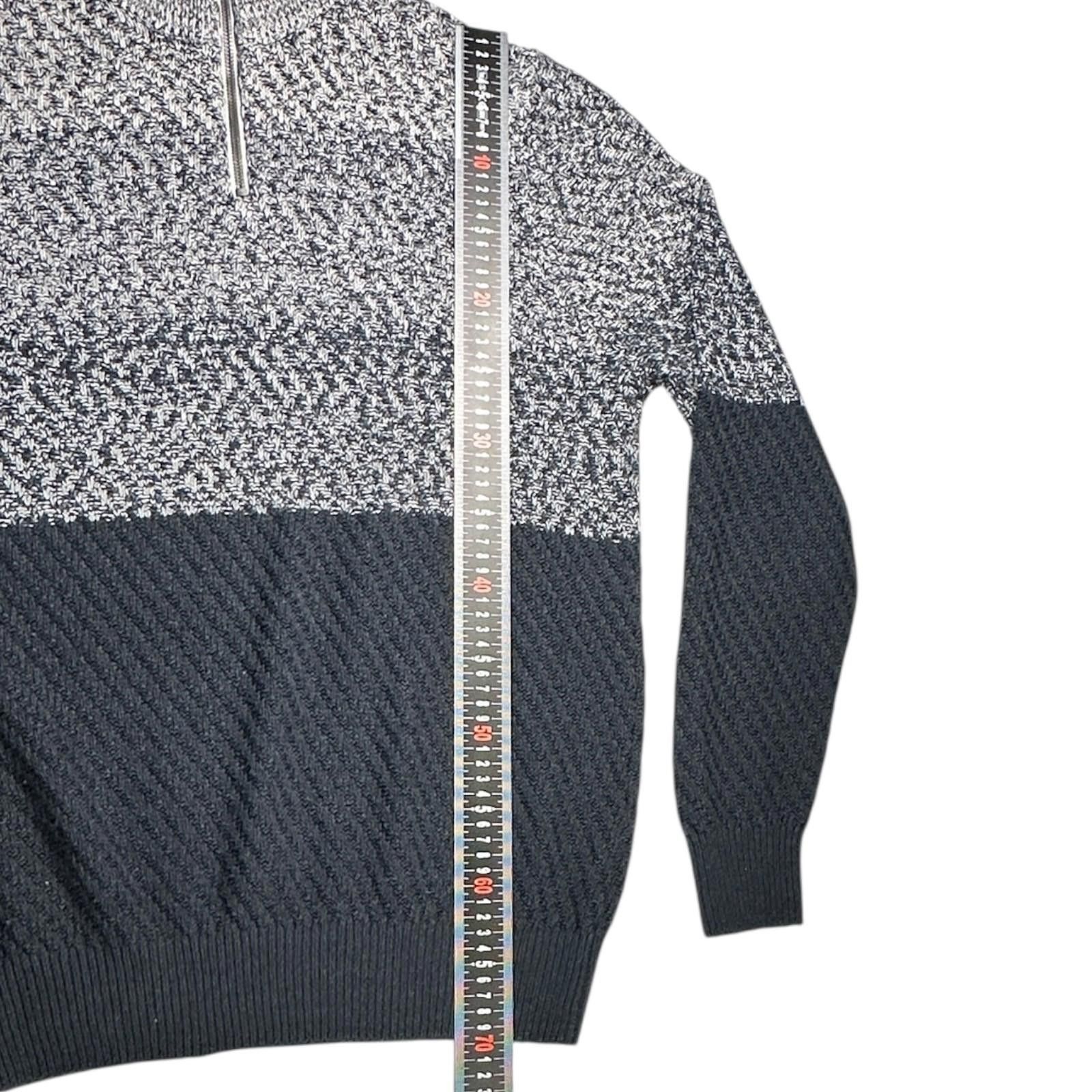 Tultex Tu Man 1/4 Zip Jumper Men's UK Size M Turtle Neck Size ONE SIZE - 7 Thumbnail