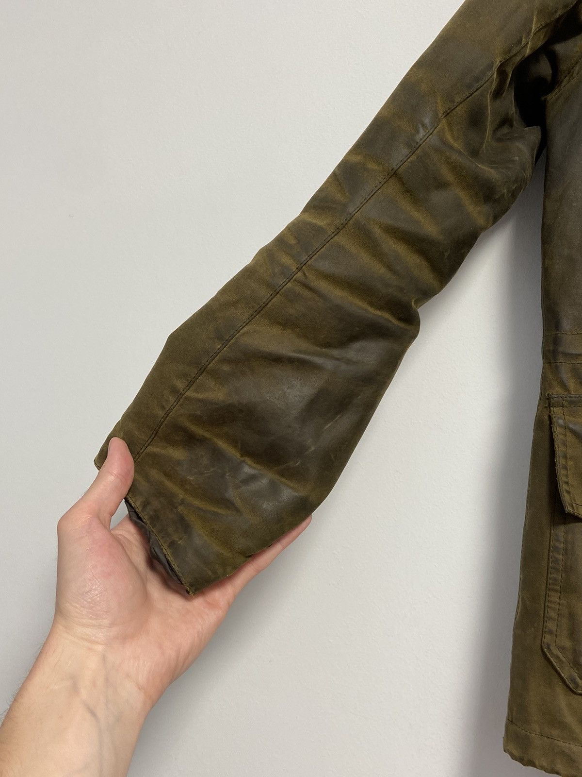 Barbour × Vintage Barbour Vintage waxed jacket Size L / US 10 / IT 46 - 11 Thumbnail