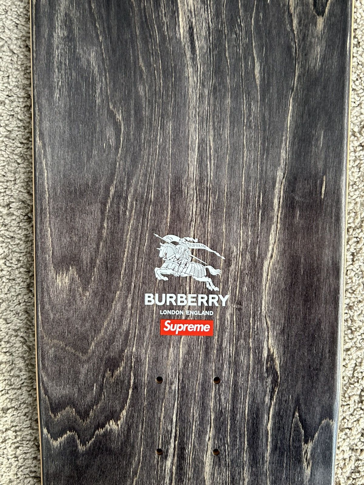 Burberry × Supreme Supreme Beige Burberry Skateboard Deck Size ONE SIZE - 10 Thumbnail