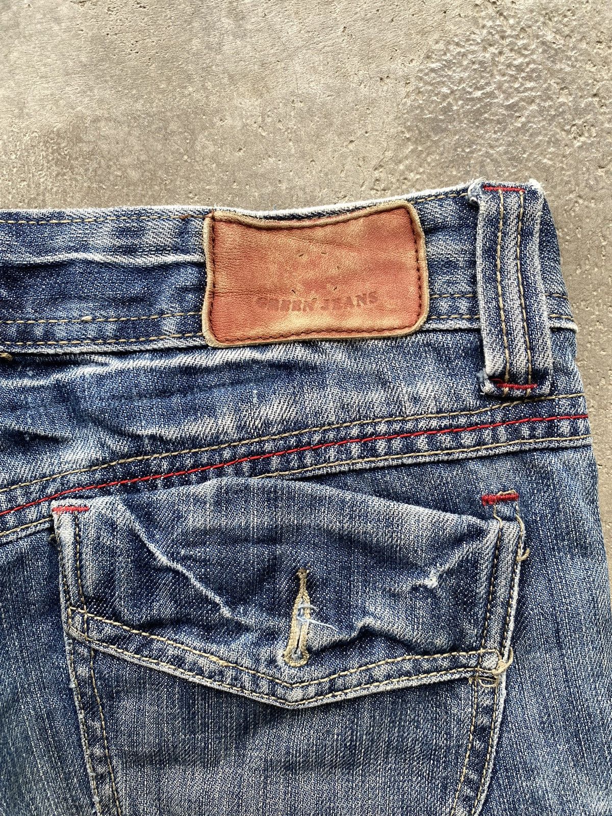 If Six Was Nine × Japanese Brand × Le Grande Bleu (L.G.B.) Green Natural Vintage Distressed Denim Jeans Size US 29 - 9 Thumbnail