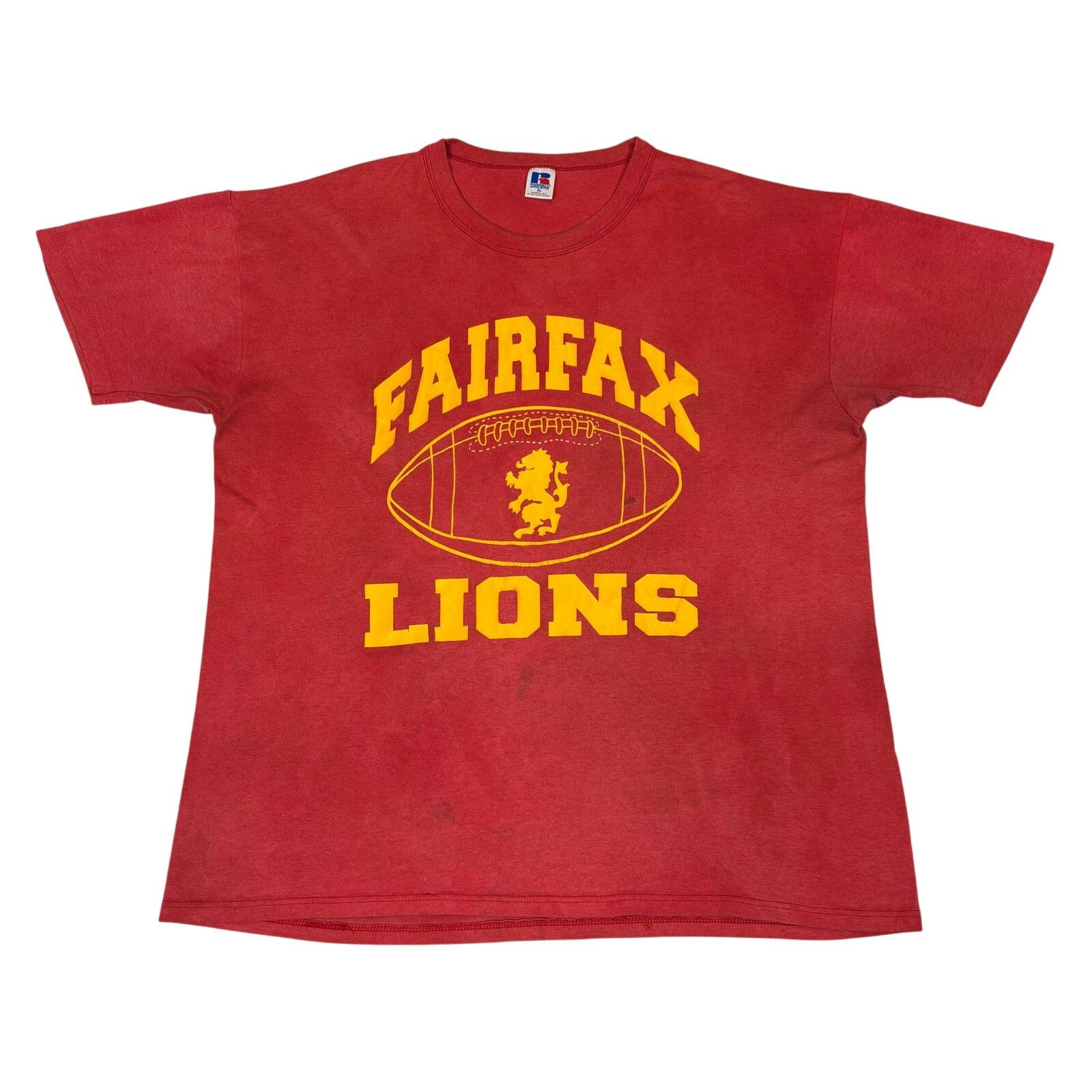 Russell Athletic × Vintage Vintage 90s Fairfax Lions High School Shirt Mens XL Football Size US XL / EU 56 / 4 - 1 Thumbnail