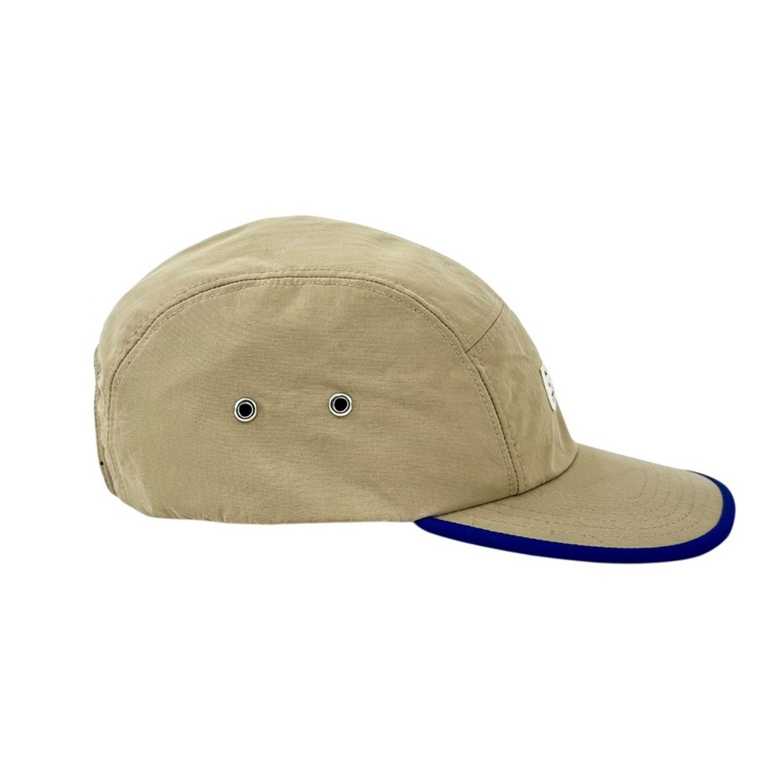 Maiden Noir Tan Beige & Royal Blue Five Panel Adjustable Camp Hat Cap Size ONE SIZE - 3 Thumbnail