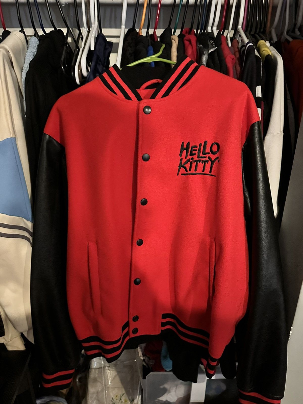 Forever 21 Hello Kitty x Forever 21 Letterman Jacket Size US XL / EU 56 / 4 - 1 Thumbnail