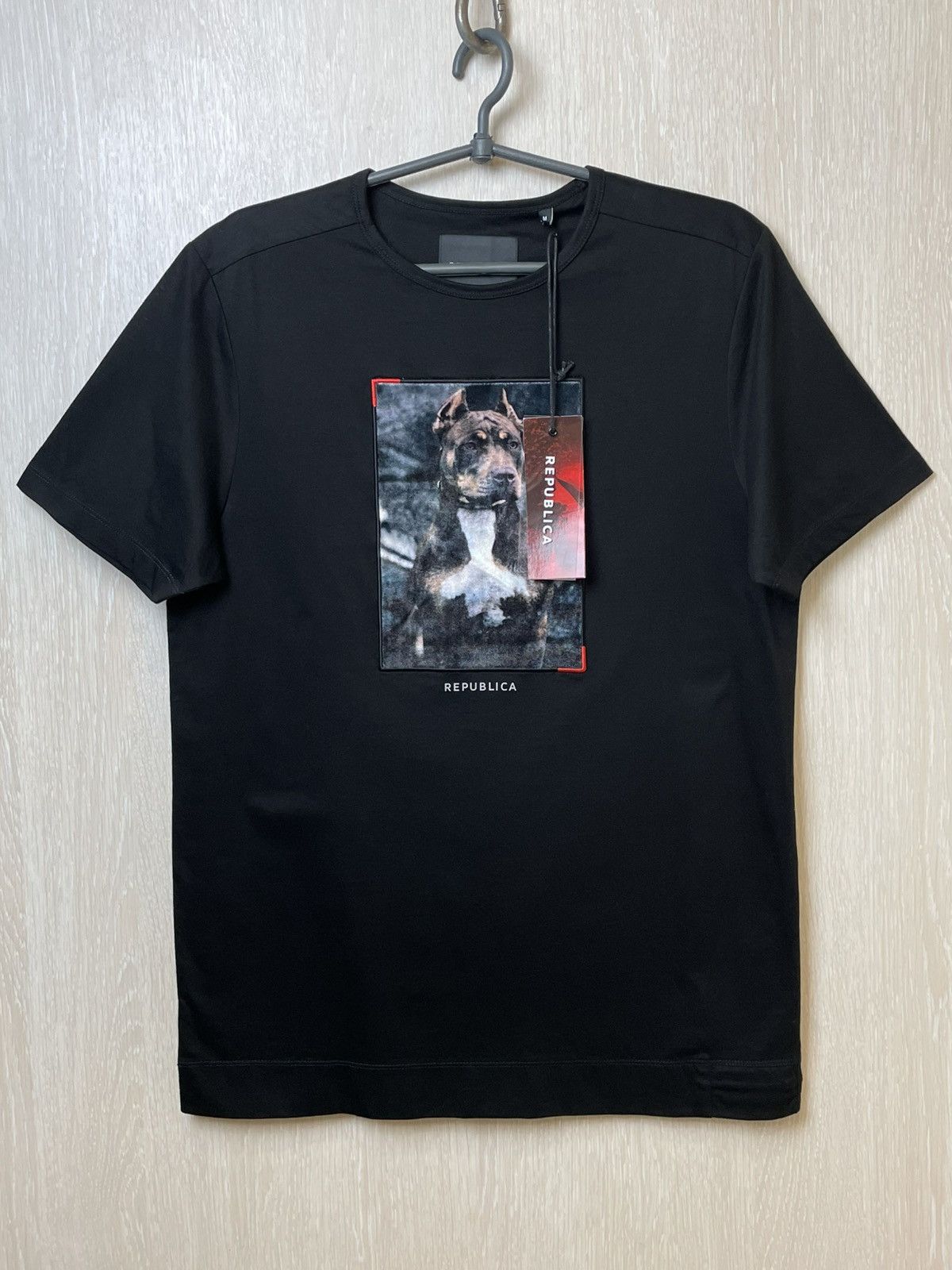 Band Tees REPUBLICA MERCERISED DOG ART TSHIRT Size US M / EU 48-50 / 2 - 1 Thumbnail