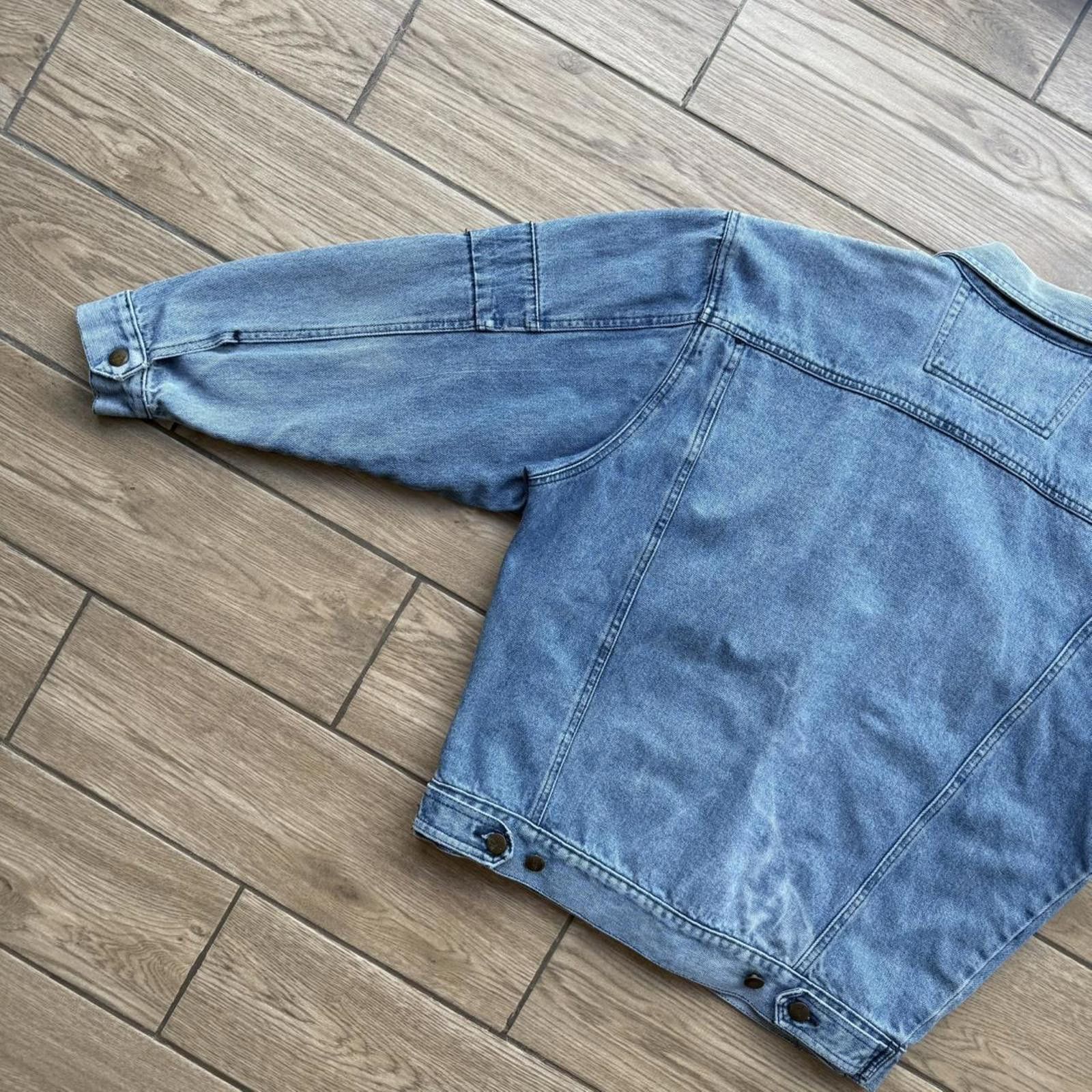 Other Y2K Polvora 00s Blue denim jacket with zipper pockets Size US M / EU 48-50 / 2 - 8 Thumbnail