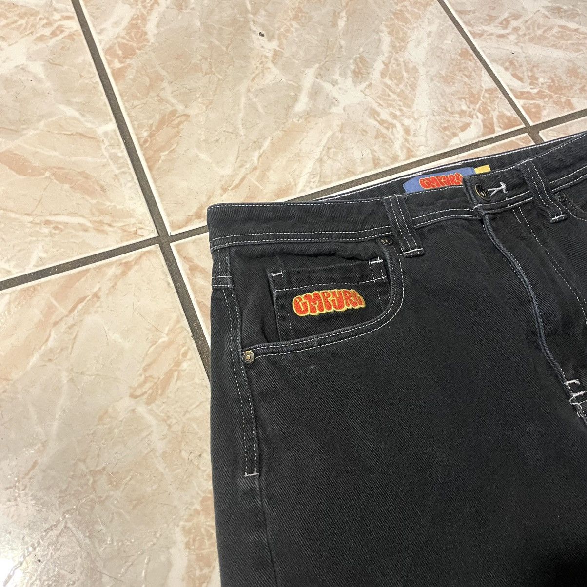 Empyre × Zumiez Empyre Jeans Embroidered Y2K Size US 30 / EU 46 - 2 Thumbnail