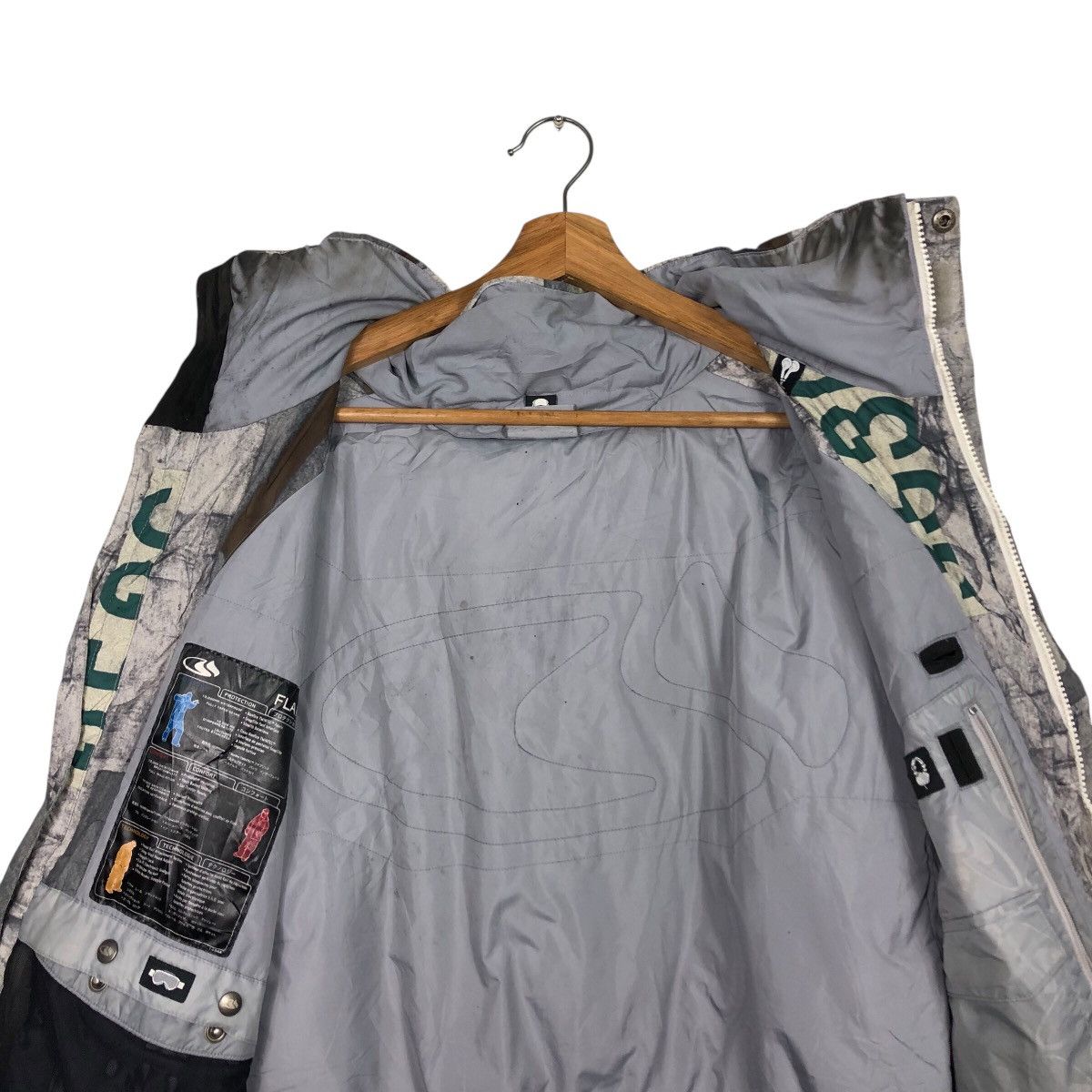 Japanese Brand 📌Vintage Ski Zipper Jacket Flare Acid Wash Winter Wear Size US XL / EU 56 / 4 - 17 Thumbnail