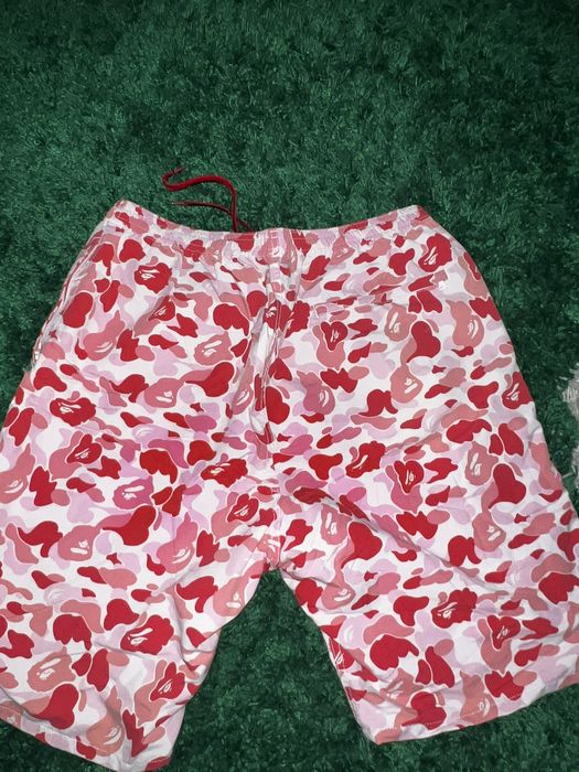 Bape ABC Camo Beach Shorts | Grailed