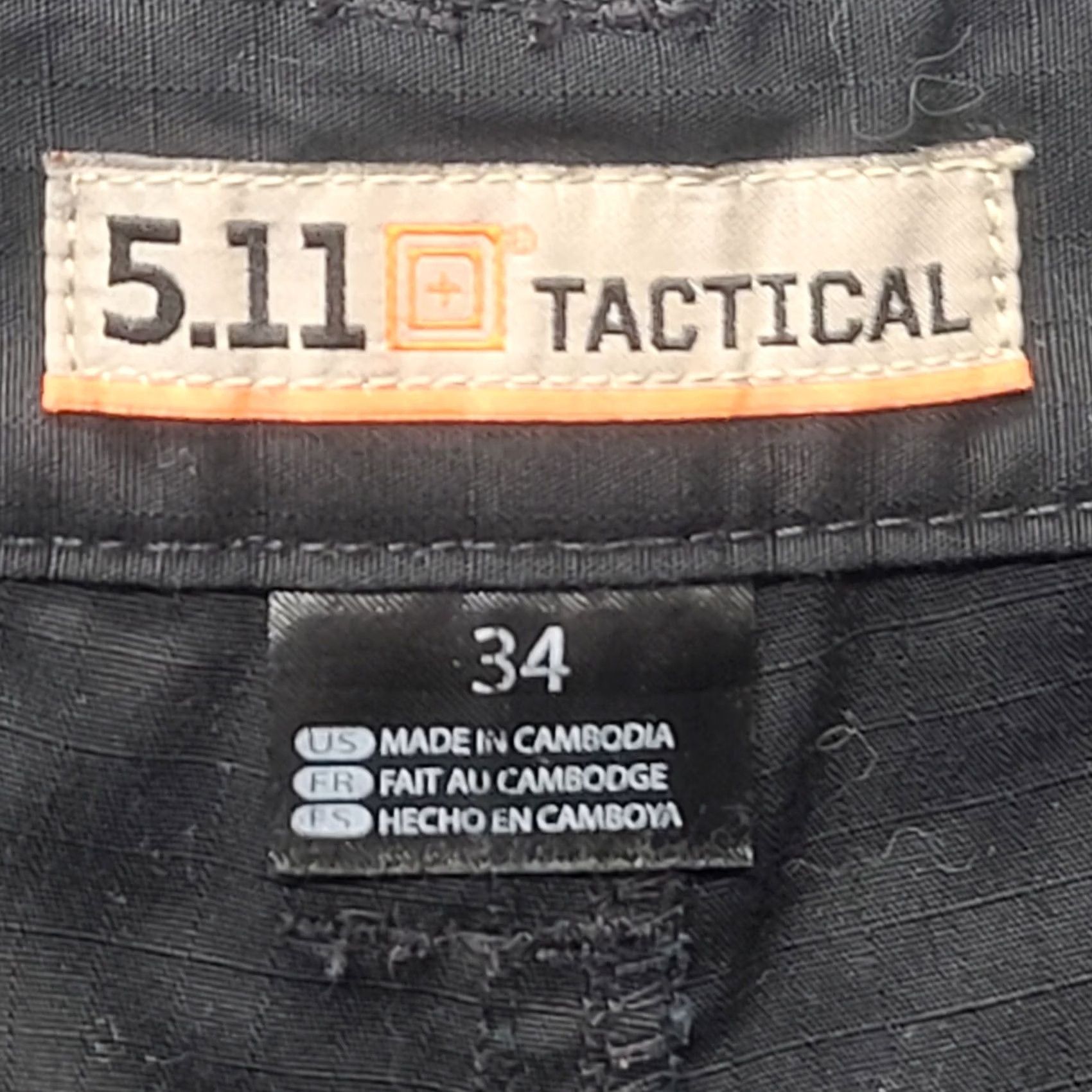 Vintage 5.11 Tactical Taclite Pro Shorts Mens 34 Regular Fit Police EMS Utility Cargo Pocket Black Cotton Polyester Canvas 9 in Inseam Size US 34 / EU 50 - 2 Thumbnail