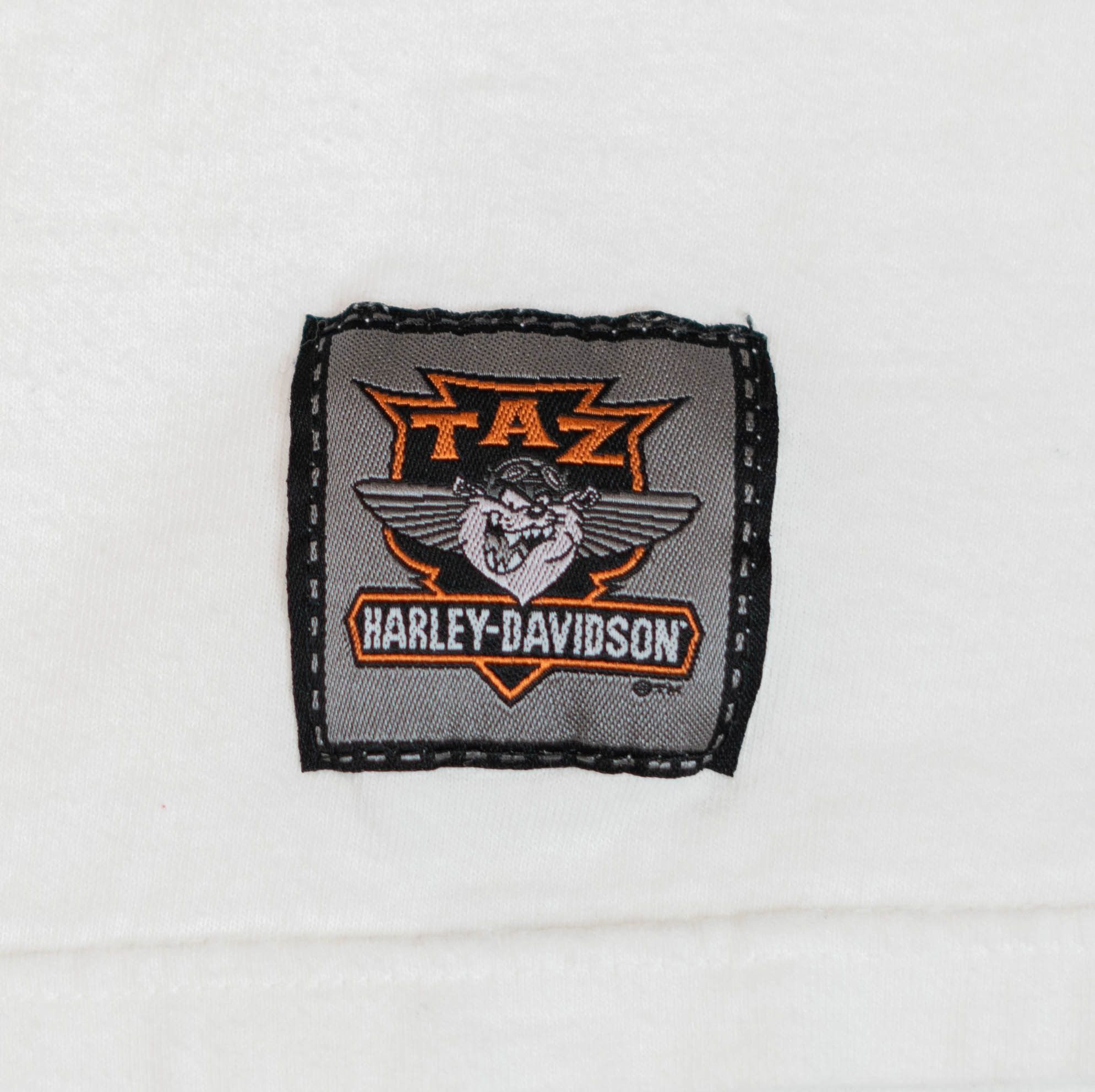 Cartoon Network × Harley Davidson × Vintage Vintage Taz Harley Davidson T-Shirt Men Sz XL Looney Tunes Size US XL / EU 56 / 4 - 4 Thumbnail