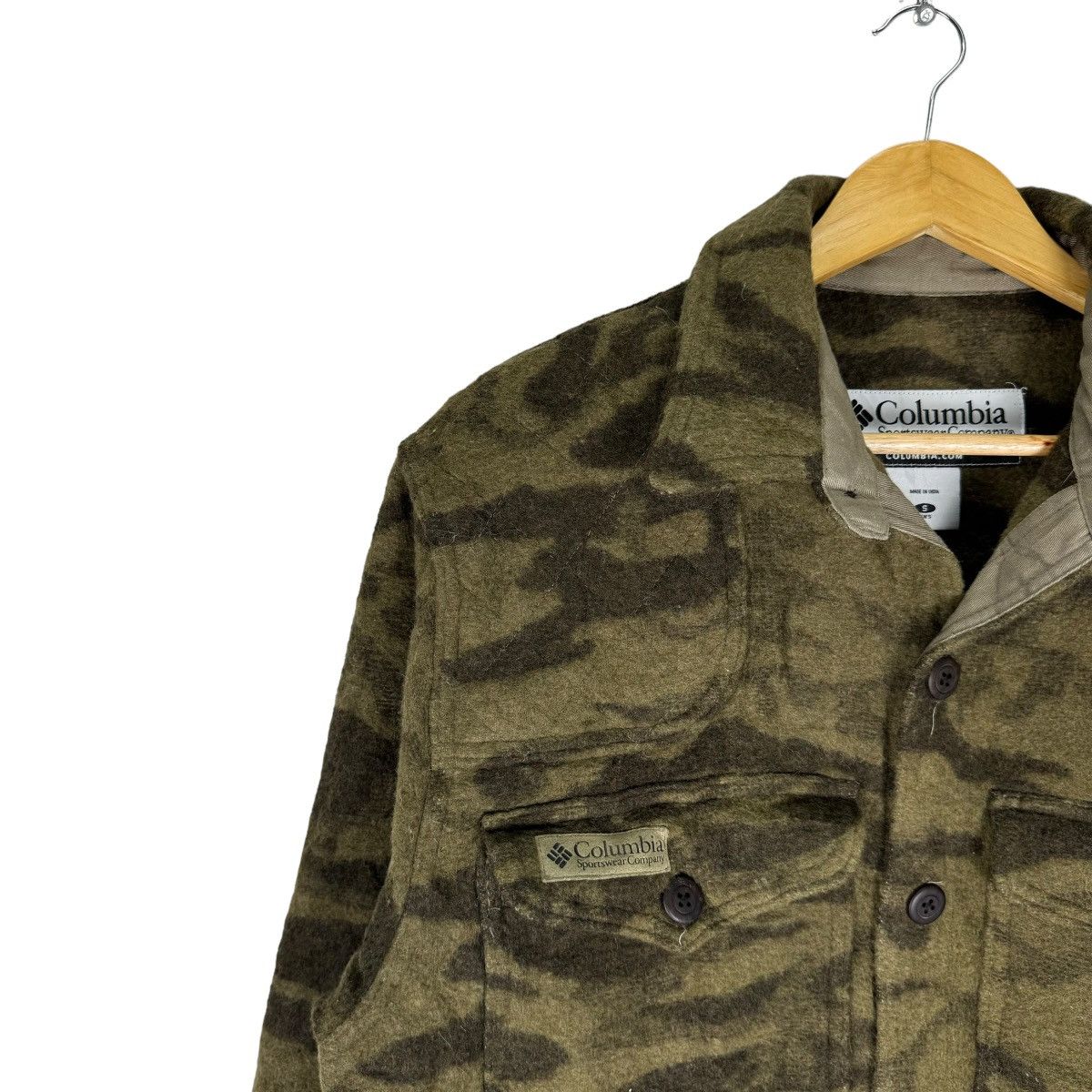 Columbia × Hunter ⚡️COLUMBIA CAMOUFLAGE HUNTING BUTTON JACKET Size US S / EU 44-46 / 1 - 3 Thumbnail