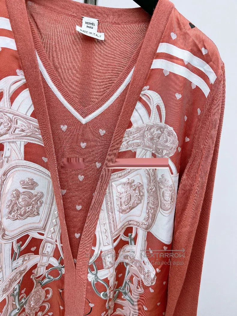 Hermes Hermes Twillaine series faux two-piece silk and cashmere b Size XS / US 0-2 / IT 36-38 - 3 Thumbnail