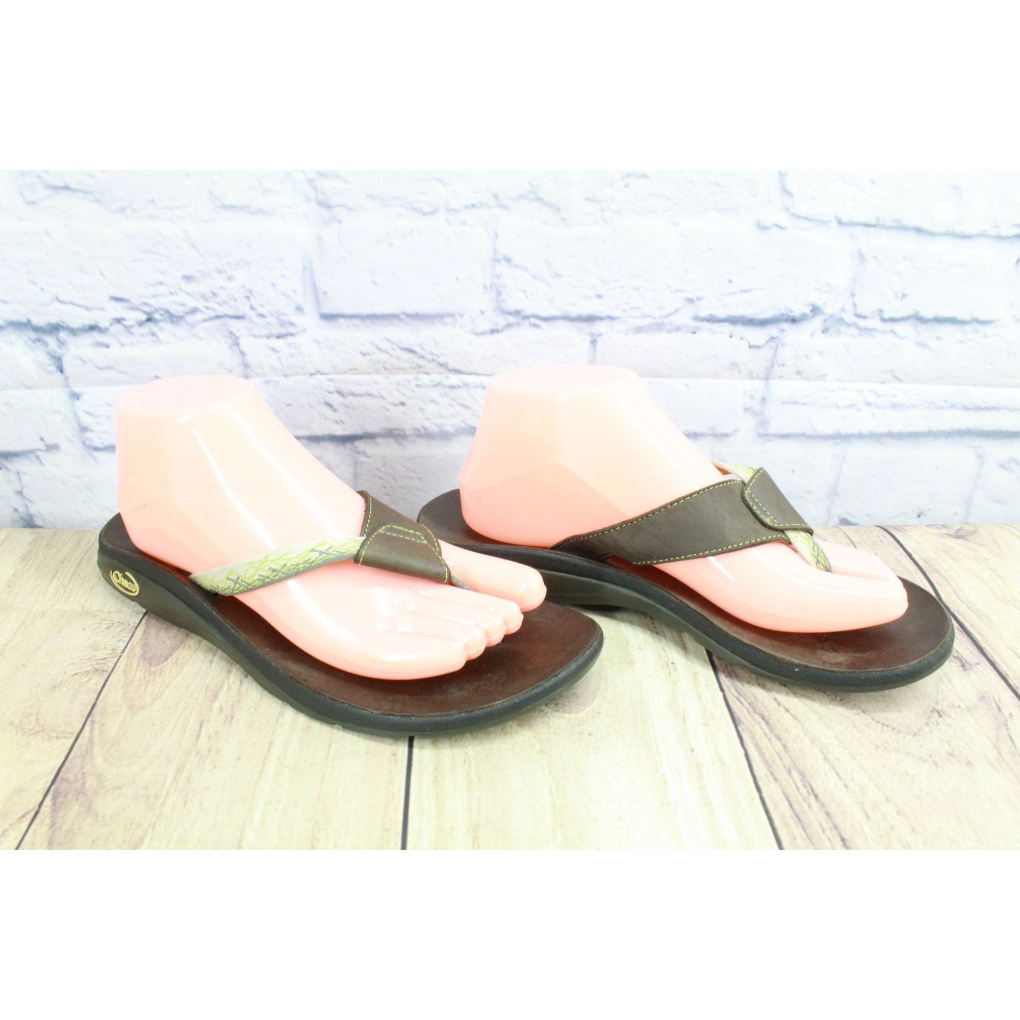Chaco Chaco Women's Leather Flip Flop Thong Flat Sandals Size 9 Size US 9 / IT 39 - 3 Thumbnail