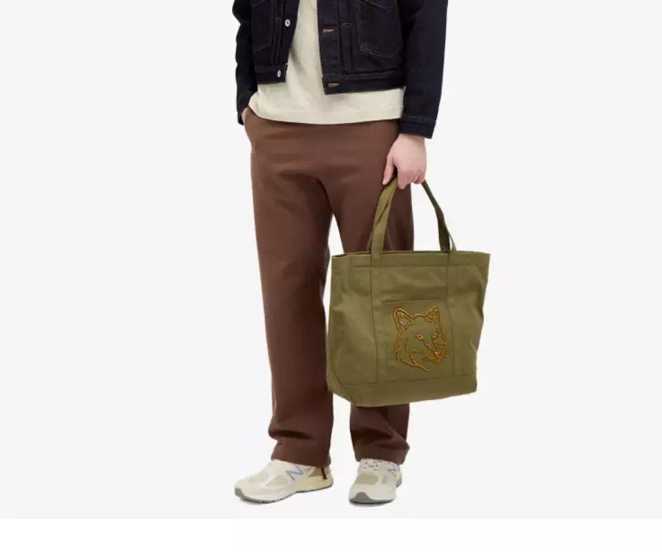 Maison Kitsune MAISON KITSUNÉ Paris FOX HEAD LARGE TOTE Size ONE SIZE - 1 Thumbnail