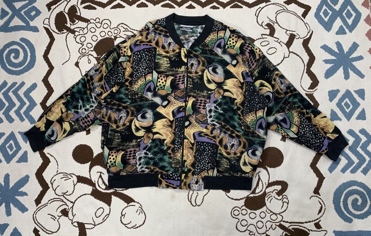 Vintage Vintage Cherisa Streetwear JapaneseBrand Bomber Jacket Size US XL / EU 56 / 4 - 1 Thumbnail
