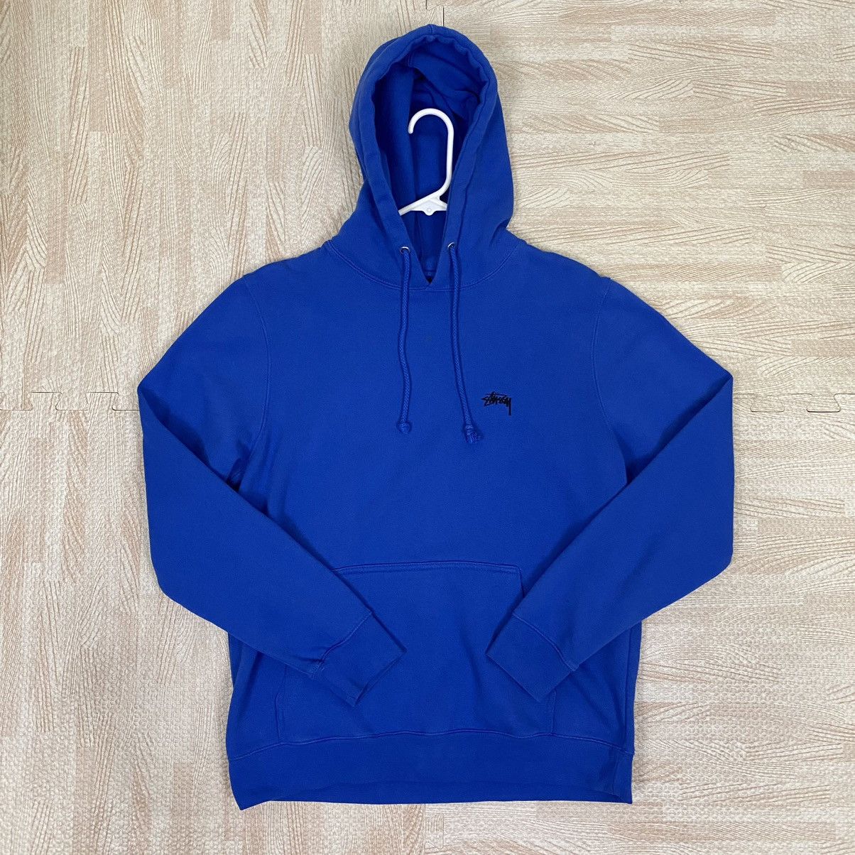 Stussy Made In USA Blue Stussy International Tribe Pullover Hoodie ...