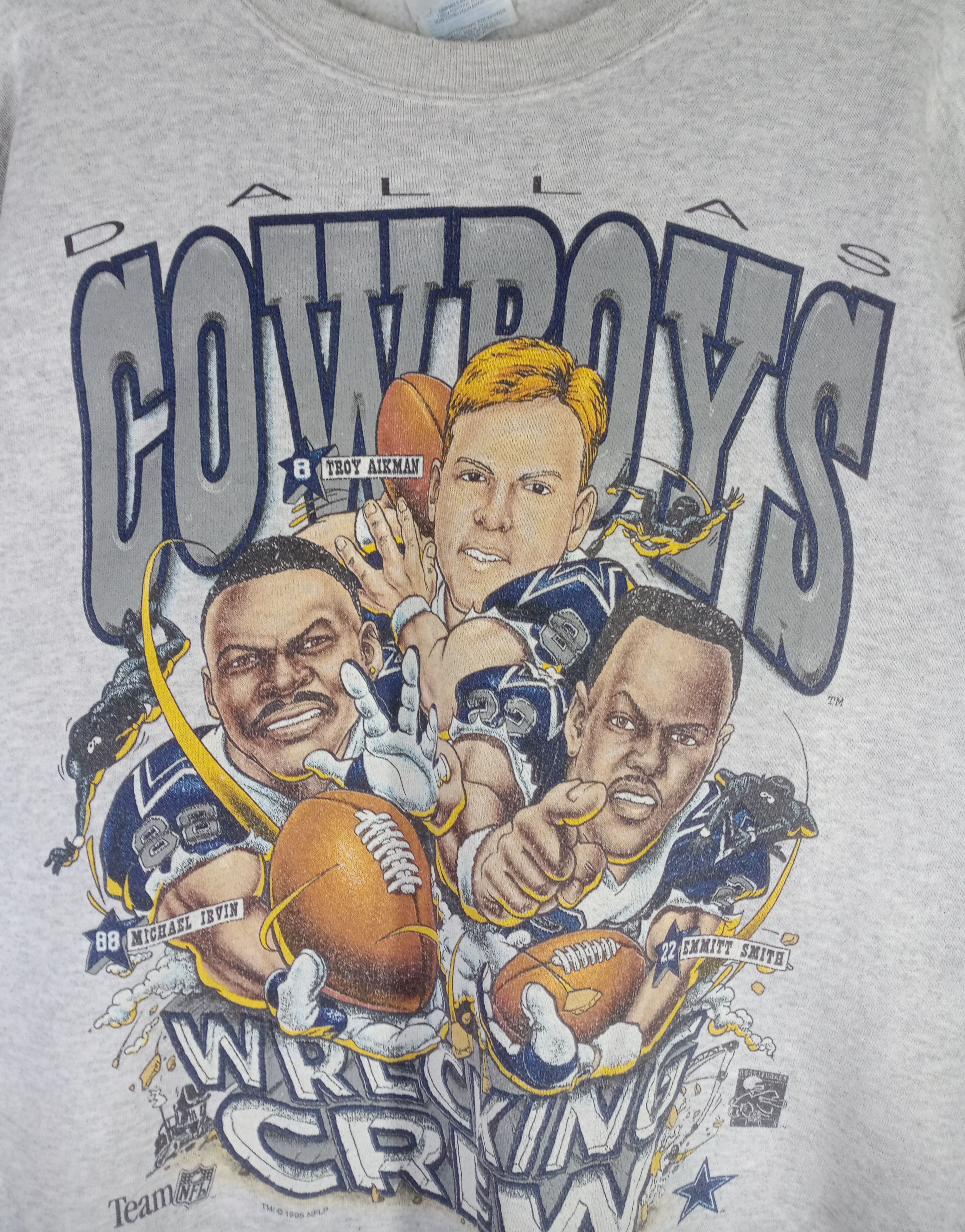 NFL Rare Vintage 90s Dallas Cowboys Sweatshirt Size US L / EU 52-54 / 3 - 4 Thumbnail