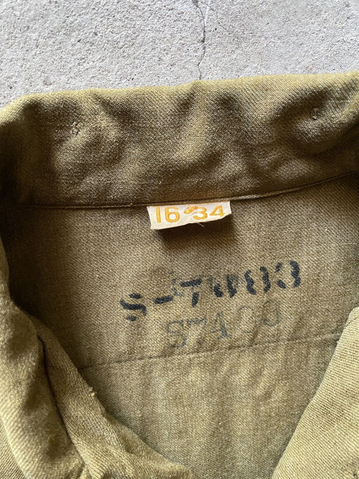 Other Vintage 1940s WWII US Army Wool field shirt military Uniform Size US XL / EU 56 / 4 - 4 Thumbnail