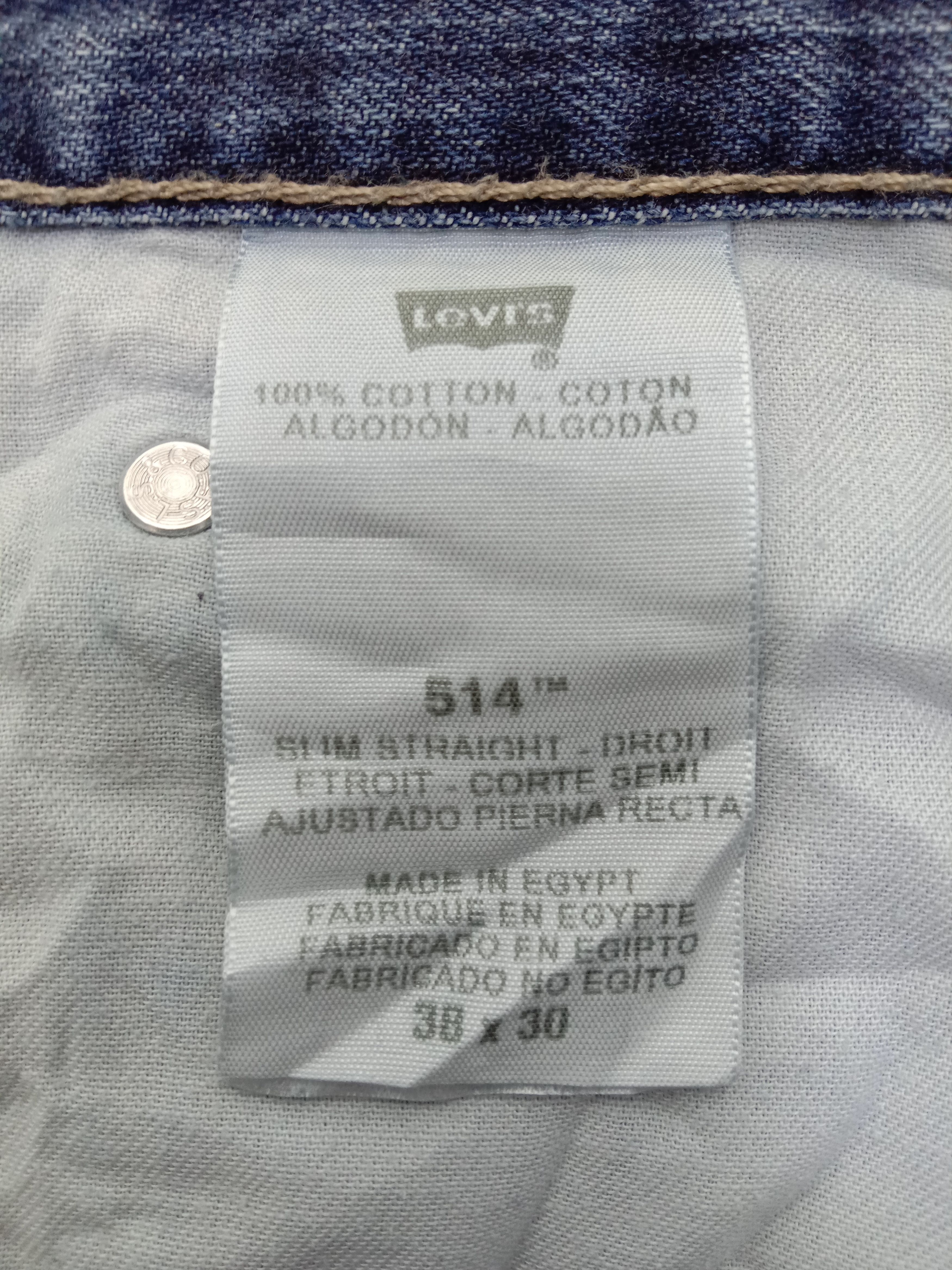 Levi's Vintage Levi's 514 Jeans Blue Wash Straight Fit Denim Size US 38 / EU 54 - 14 Thumbnail