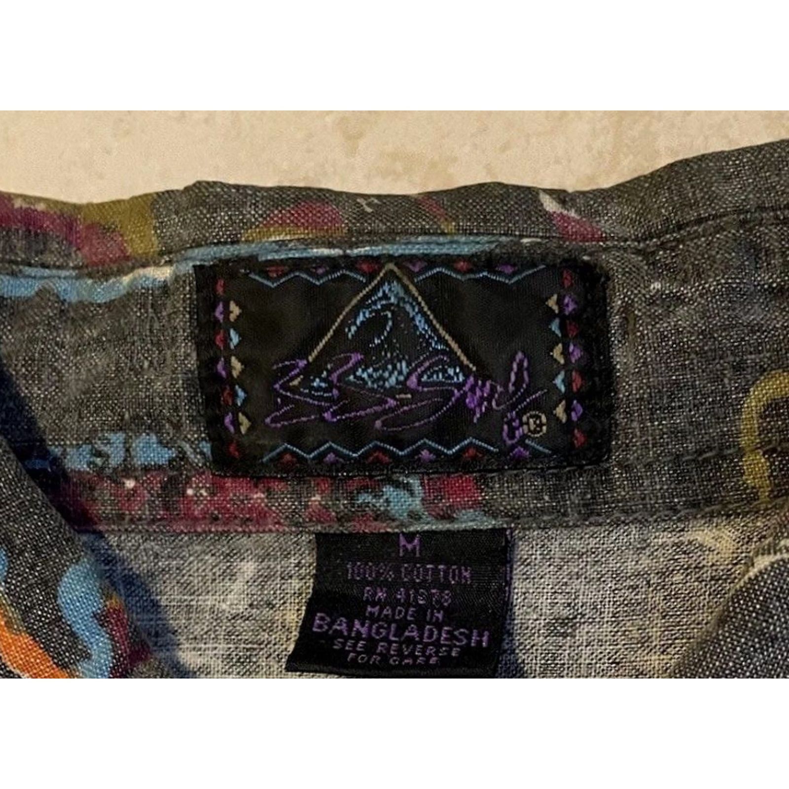 Gotcha Vtg 90s Abstract Art All Over Print Shirt M Gray Polo Rugby Short Sleeve Surf Skate Grunge Gotcha 80s 90s Vaporwave Beach California USA Men Mens Size US M / EU 48-50 / 2 - 5 Thumbnail