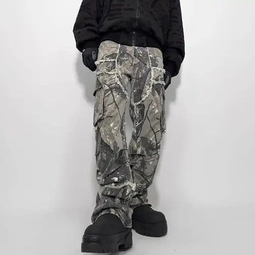 Japanese Brand Embroidered Patch Denim Ripped Jeans Size US 30 / EU 46 - 1 Thumbnail