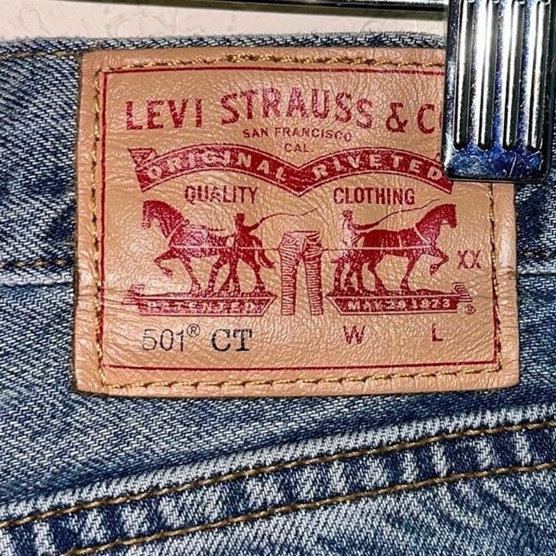 Levi's Levi’s 501 Button Fly Tapered Distressed Denim Jeans Size 30" / US 8 / IT 44 - 4 Thumbnail