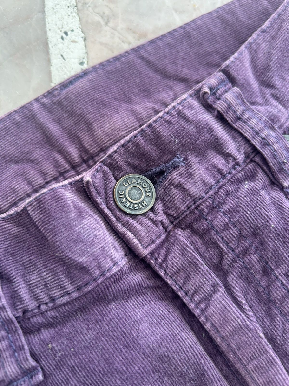 Hysteric Glamour Hysteric Glamour Slim Fit Corduroy Pants Purple Vintage Size 30" / US 8 / IT 44 - 6 Thumbnail