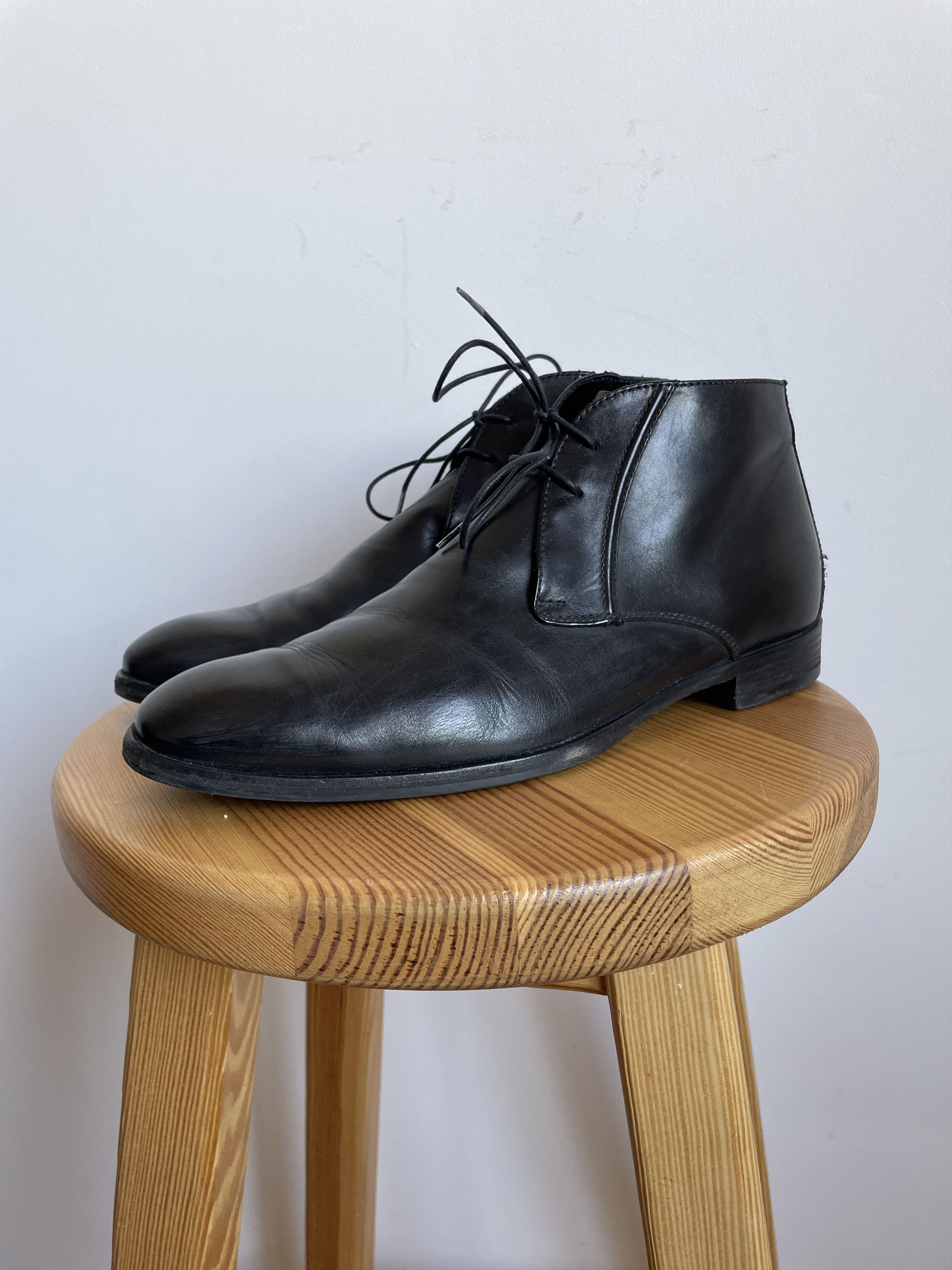 Ermenegildo Zegna Ermenegildo Zegna Ankle Leather Chukka Boots Size Zegna 7 EE Size US 8 / EU 41 - 1 Thumbnail