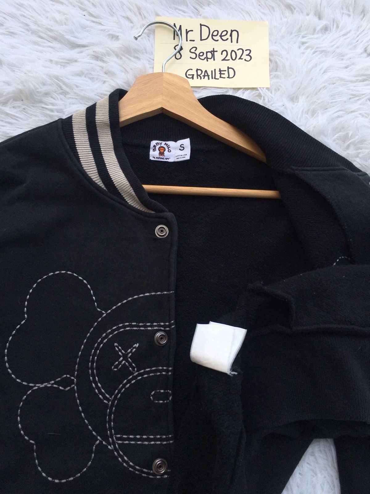 Bape × Kaws Bape x Kaws Baby Milo Varsity Jacket Size US S / EU 44-46 / 1 - 10 Thumbnail