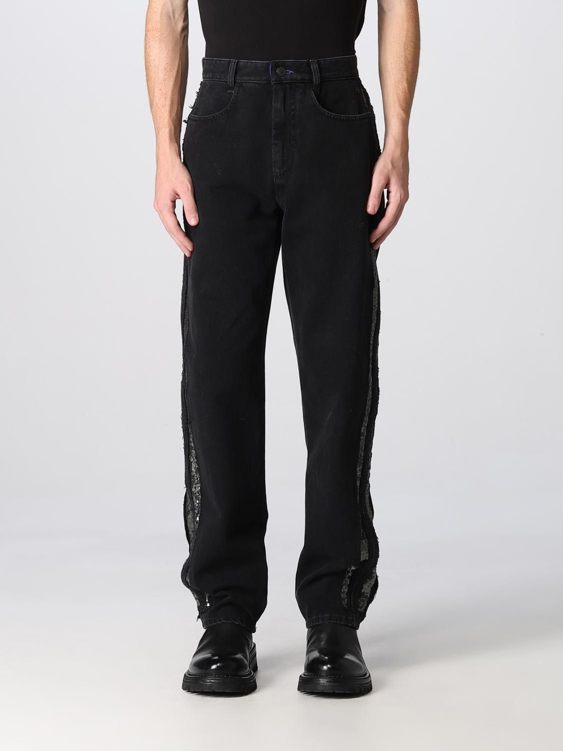 Other !DS! AW22 Koche Aplications Black Denim Pants Size US 32 / EU 48 - 2 Thumbnail