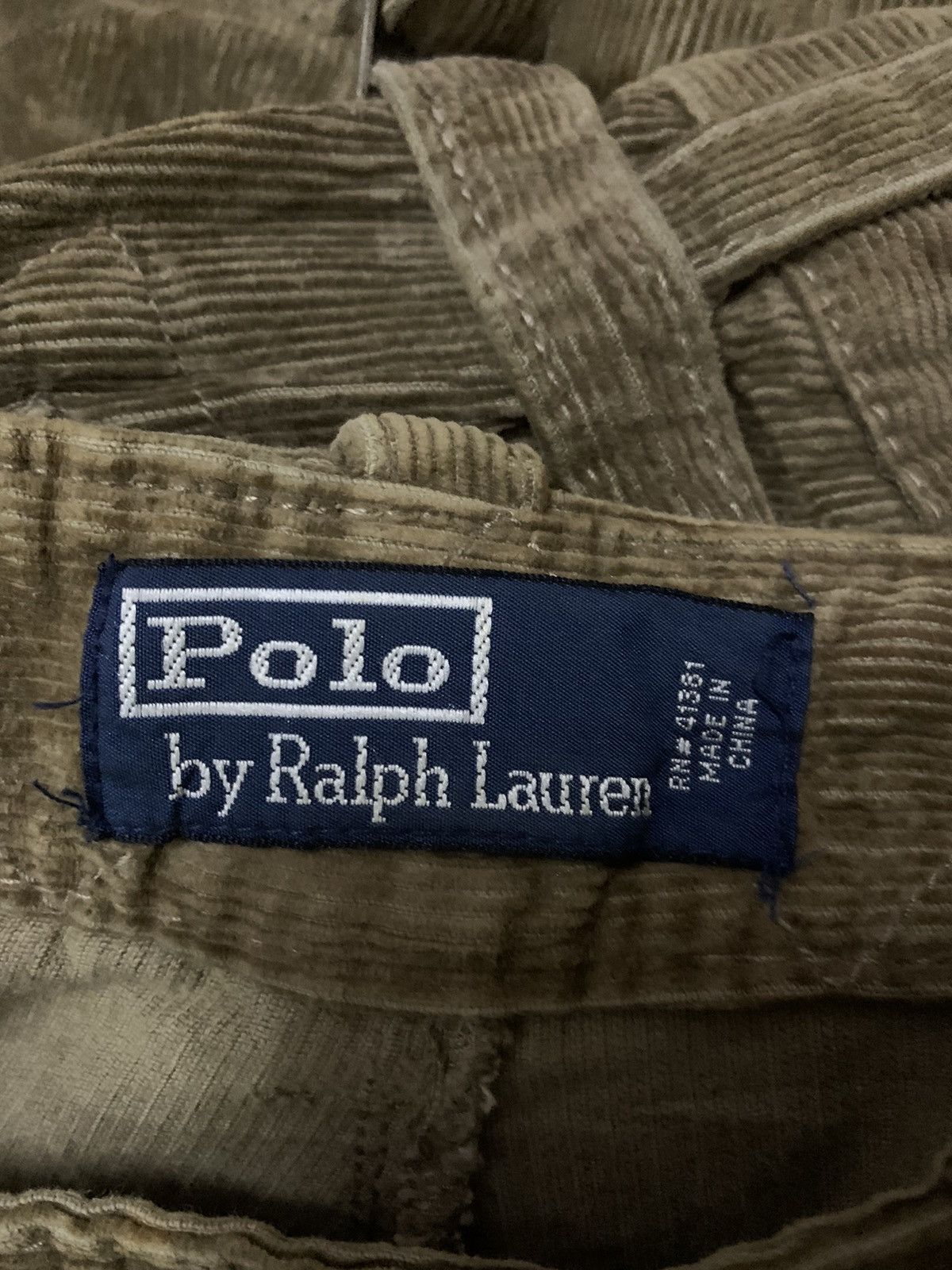 Polo Ralph Lauren 💥Vtg Polo Ralph Lauren Corduroy Tactical Cargo Pant Size US 31 - 11 Thumbnail