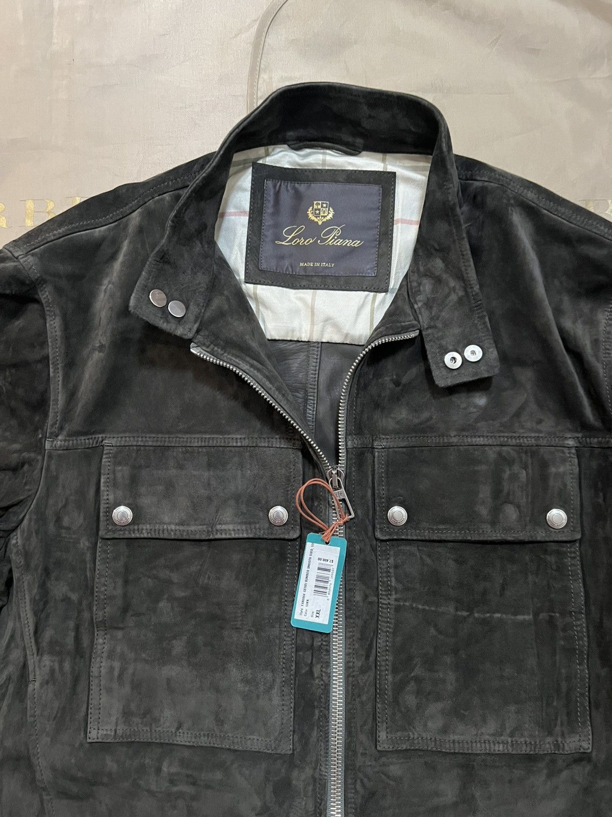 Loro Piana Loro Piana Geisei Bomber Jacket size XXL (fits XL) Size US XXL / EU 58 / 5 - 2 Thumbnail