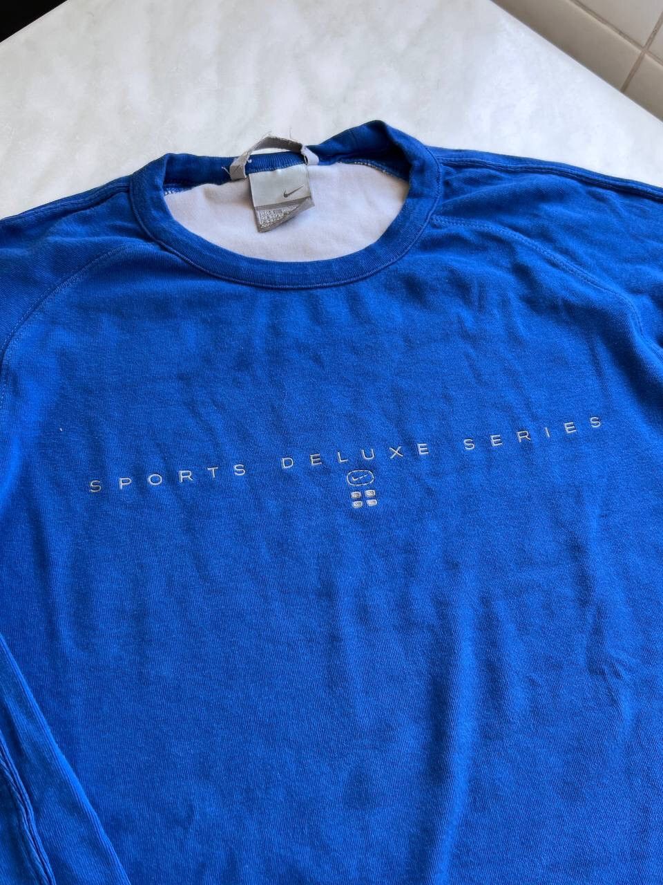 Nike × Vintage Vintage Nike 2000's Long Sleeve Shirt Blue Size US S / EU 44-46 / 1 - 4 Thumbnail
