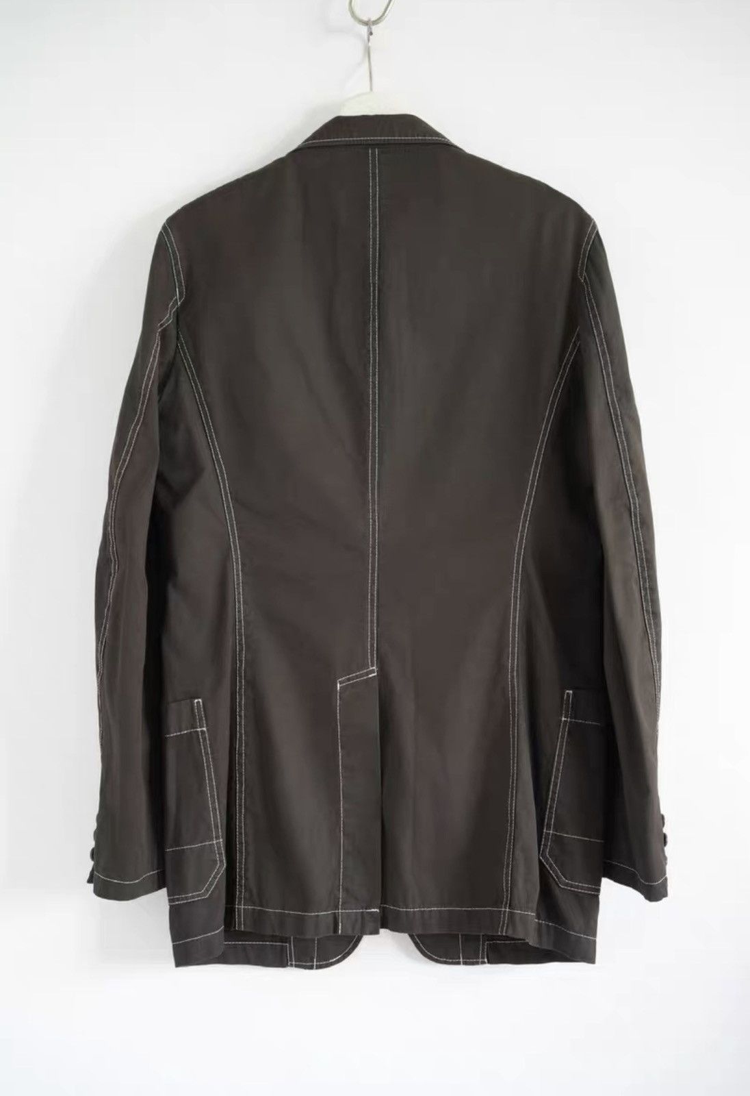Yohji Yamamoto Yohji Yamamoto 09aw Structured Stitch Blazer K4 Size US M / EU 48-50 / 2 - 2 Thumbnail
