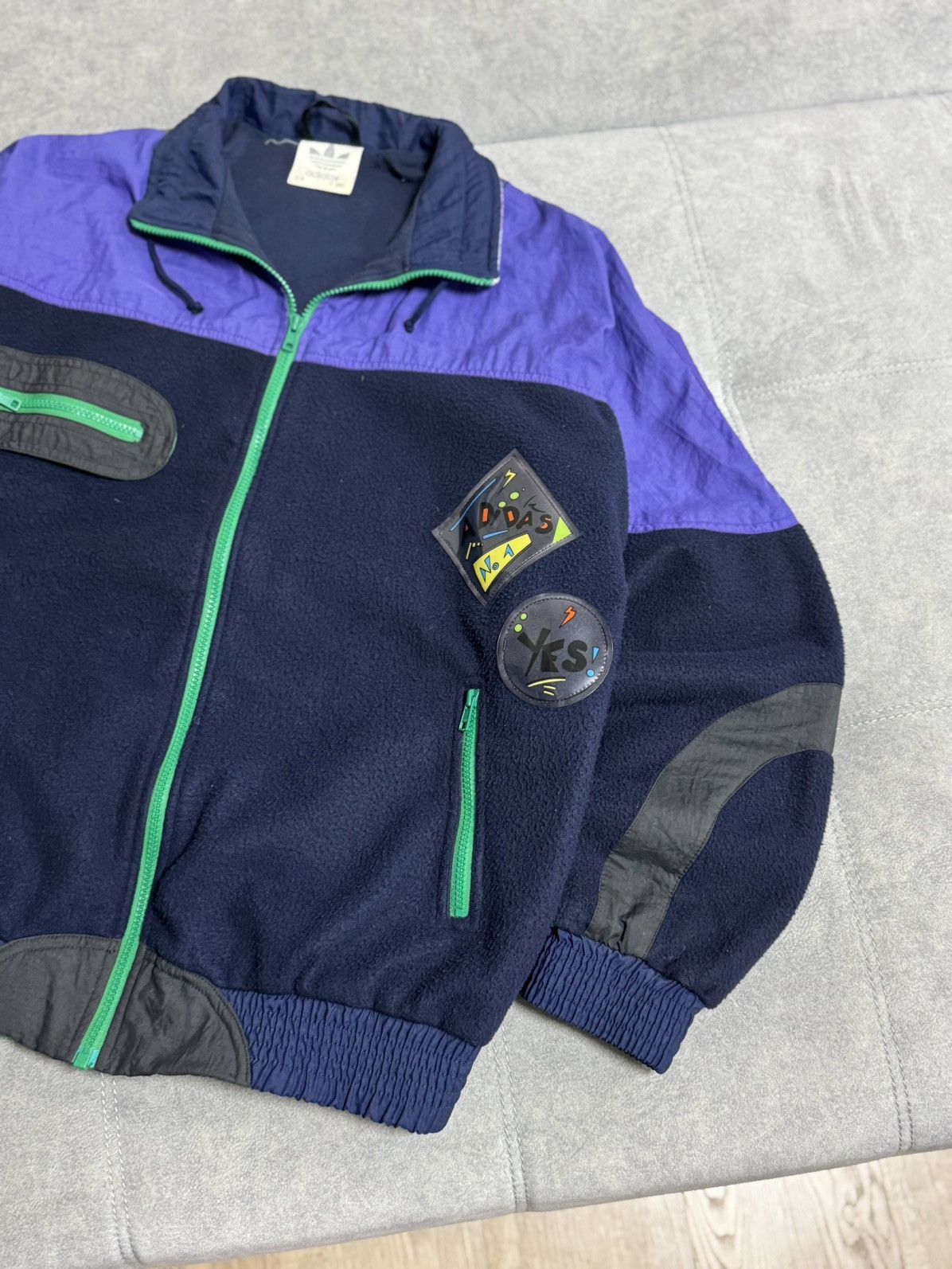 Adidas Rare Vintage Adidas Ski Fleece Jacket Y2K Men’s Size L Nylon Size US L / EU 52-54 / 3 - 5 Thumbnail